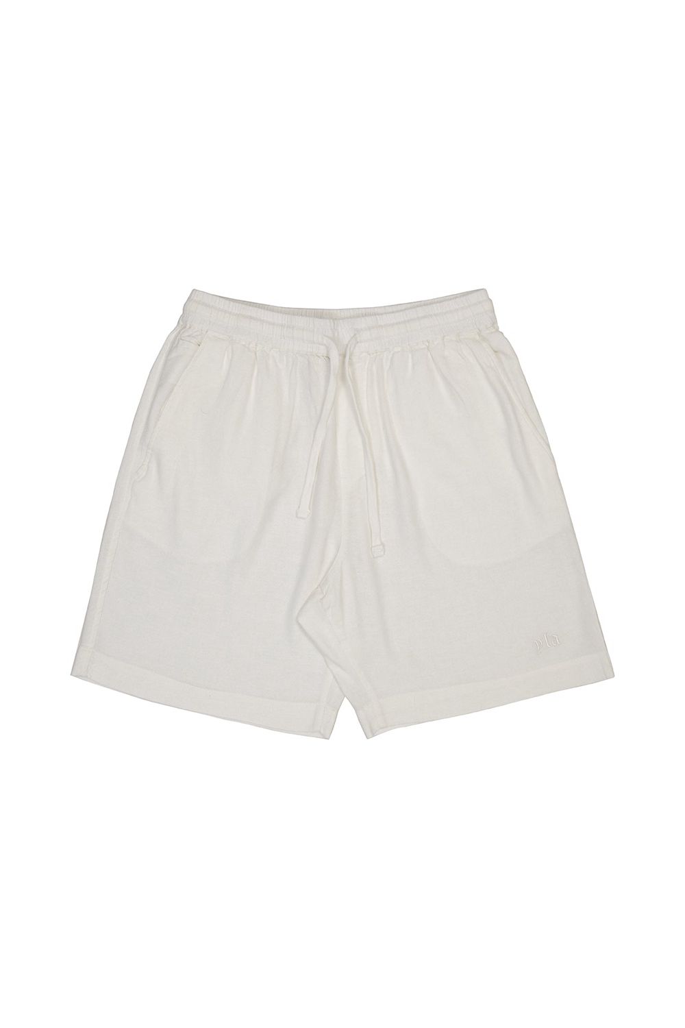 Young LA 147 - Simply Linen Shorts Wit | YCPQE9034