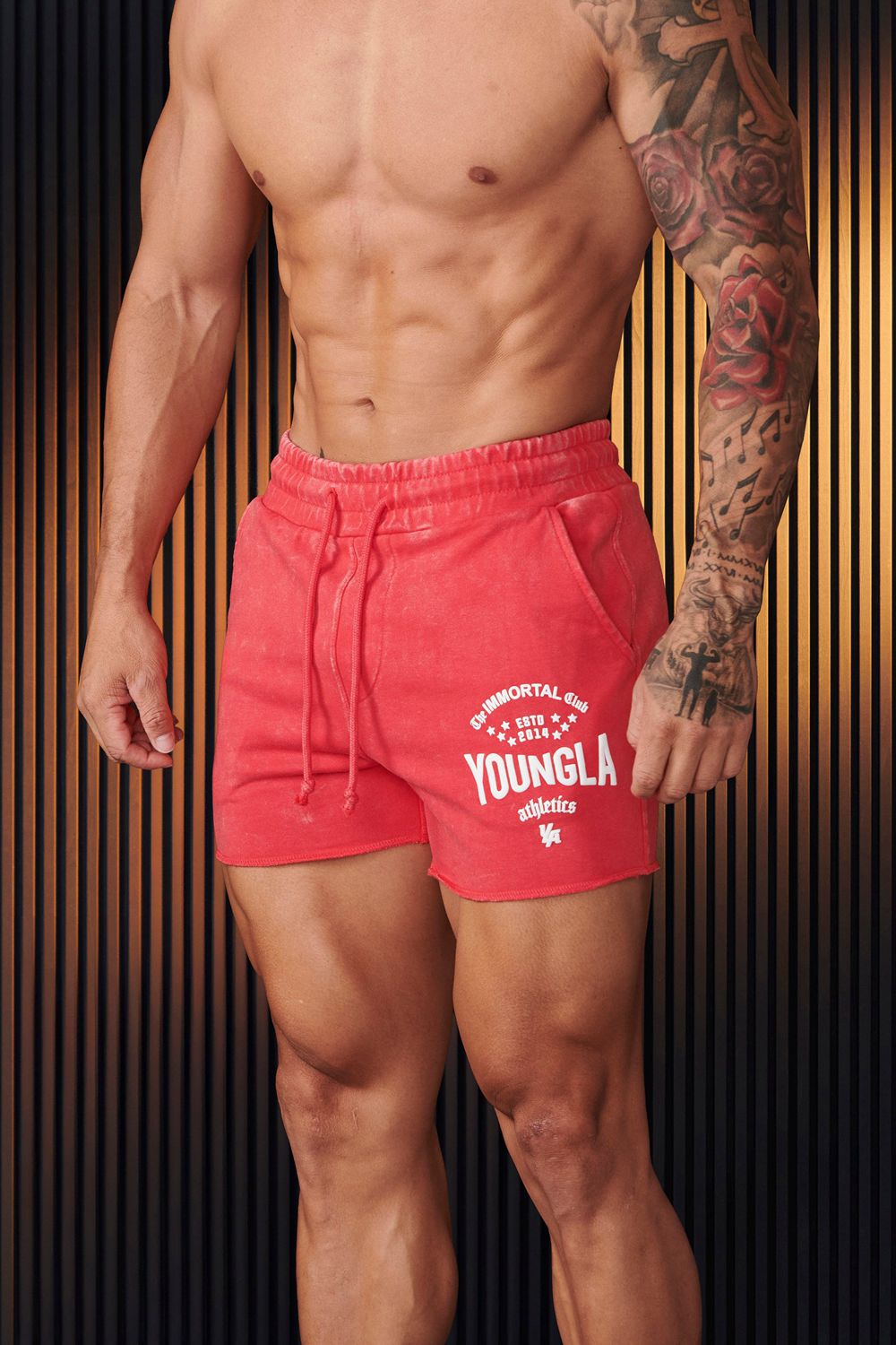 Young LA 152 - Immortal Shorts Rood | TCHXW7621