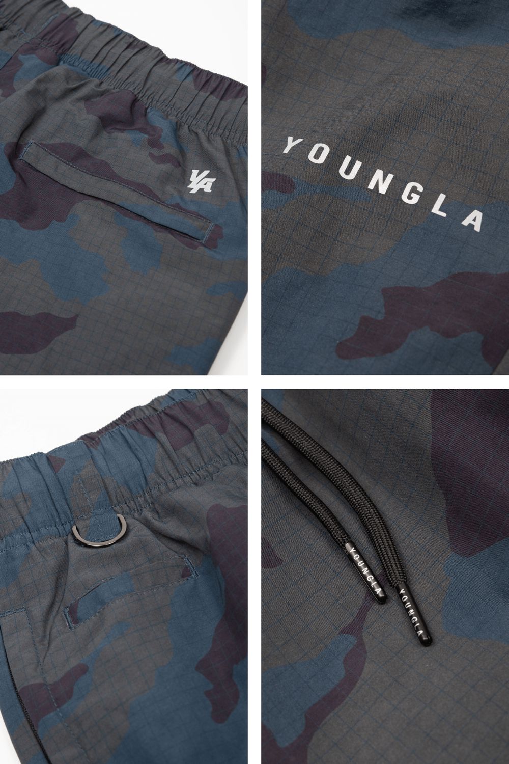 Young LA 201 Off The Grid Pants Donkerblauw | WLODN0472