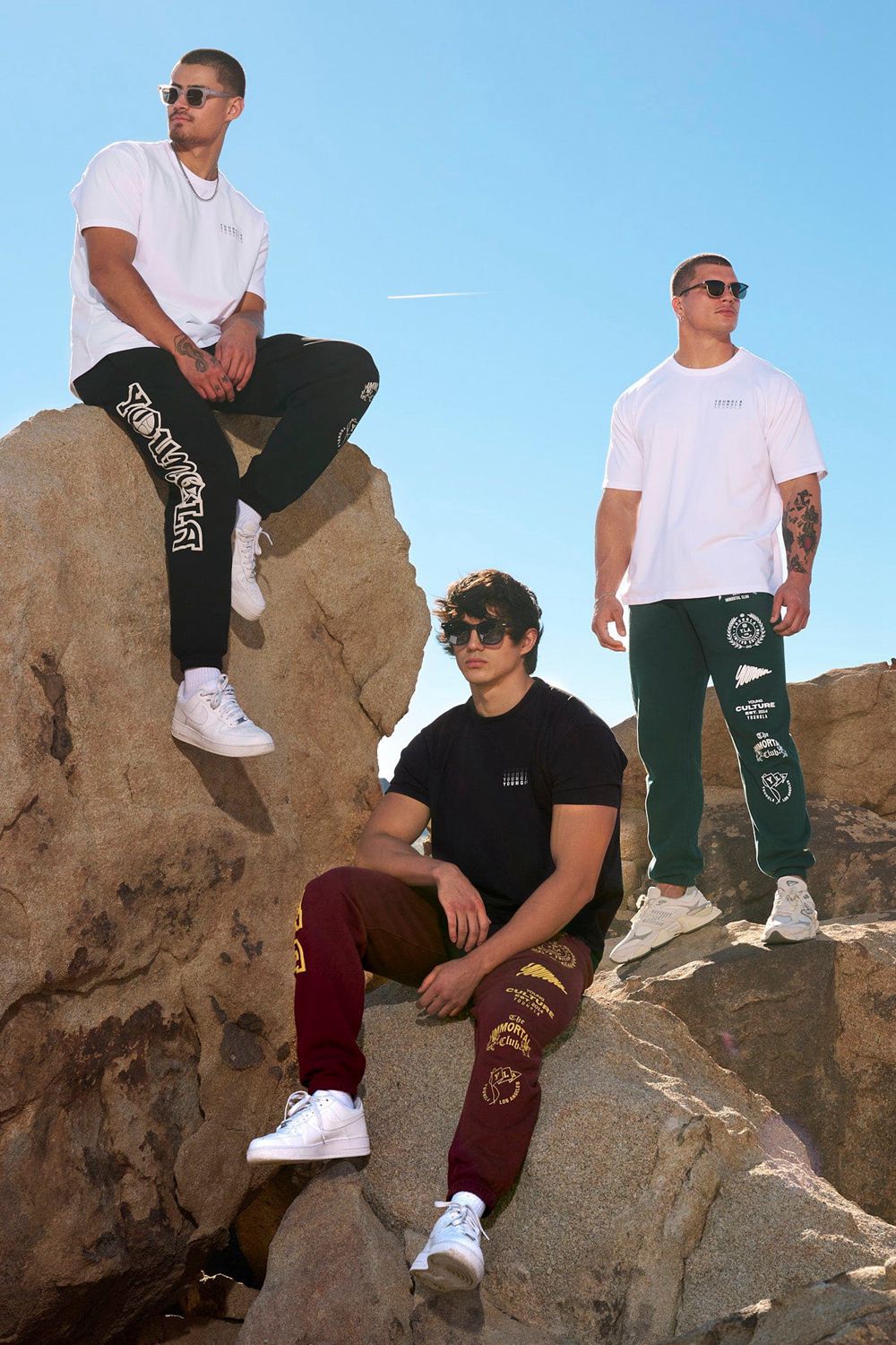 Young LA 204 - Immortal Killer Joggers Bordeaux | QGFXJ7681