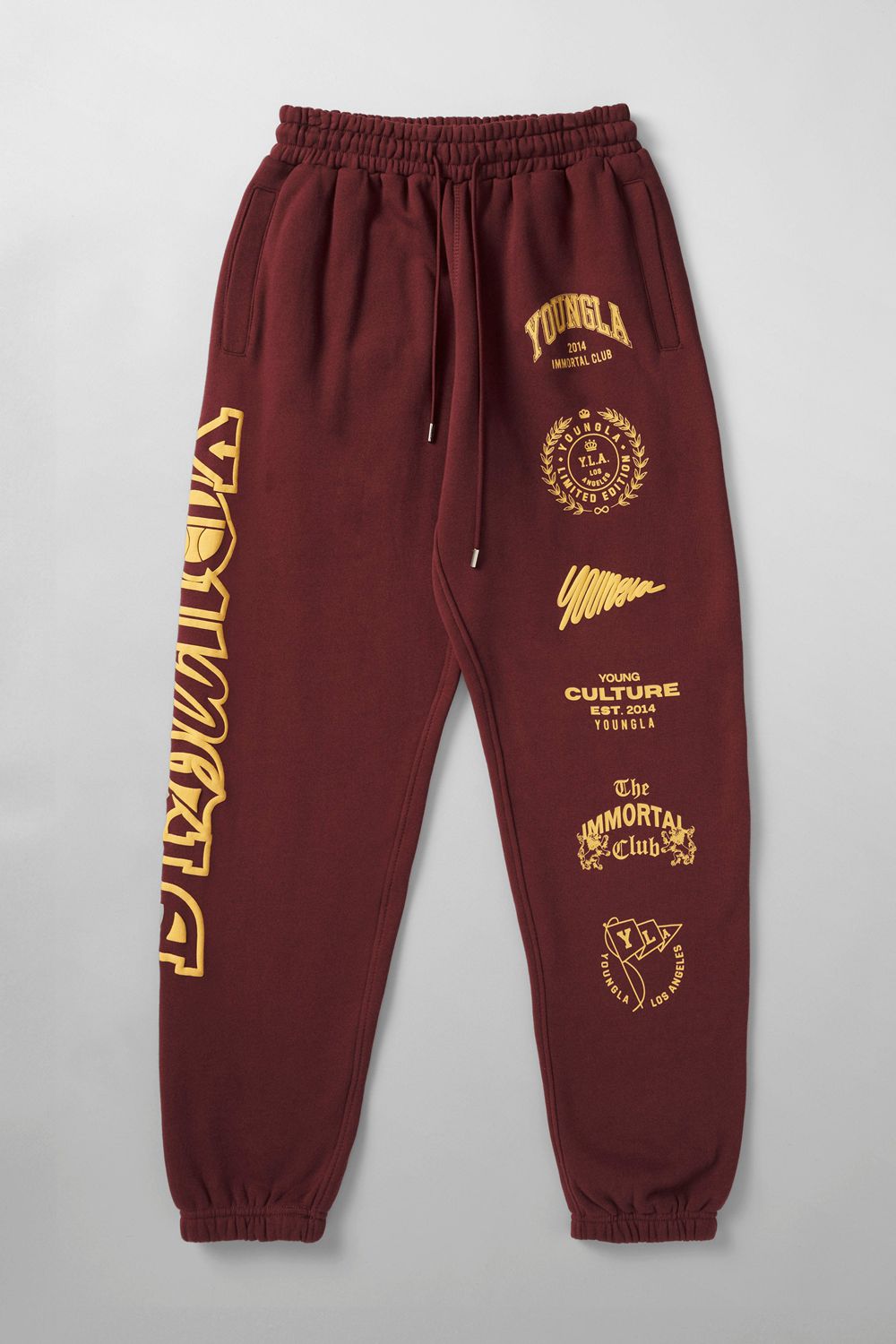 Young LA 204 - Immortal Killer Joggers Bordeaux | QGFXJ7681