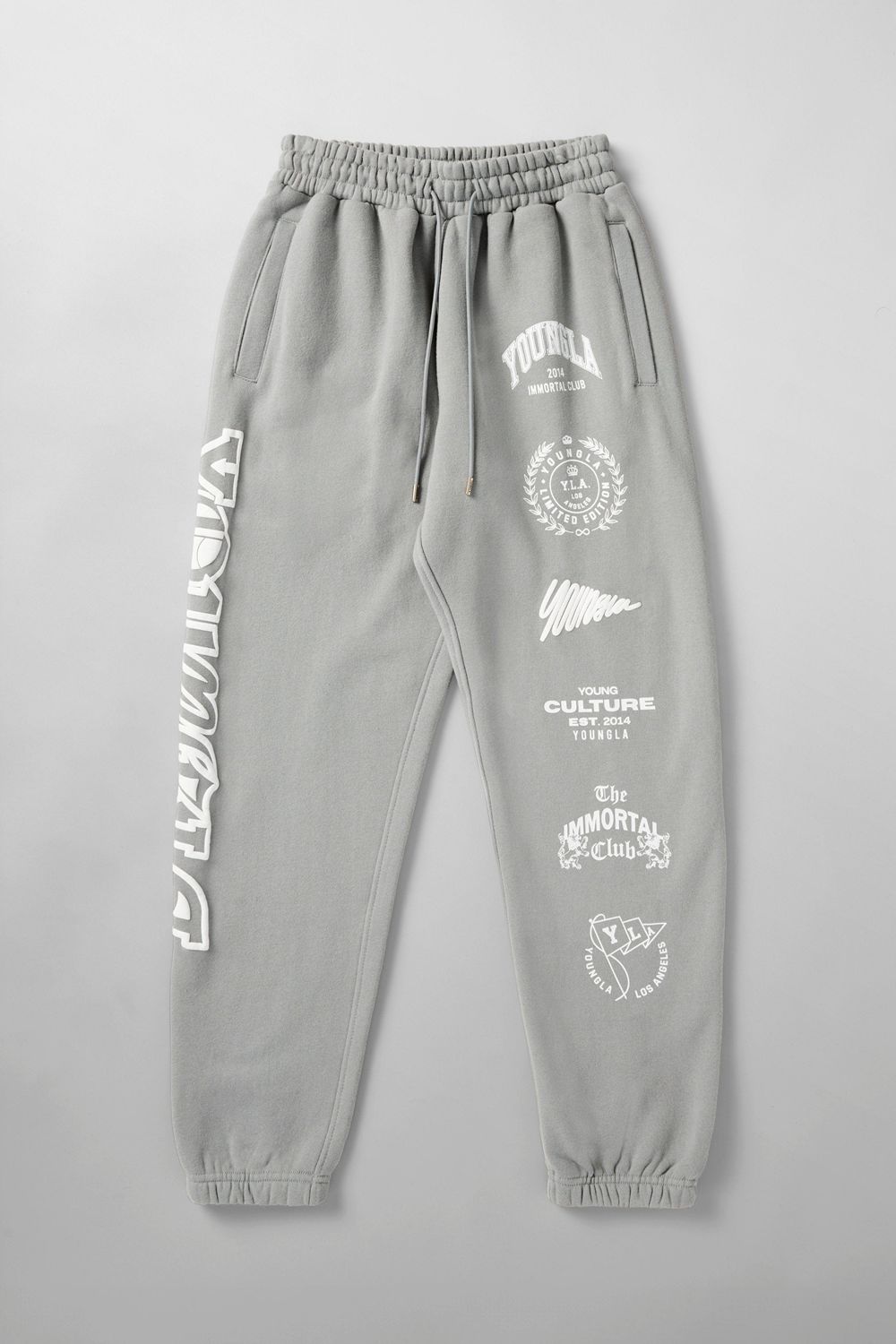 Young LA 204 - Immortal Killer Joggers Lichtgrijs | DIHRS6539