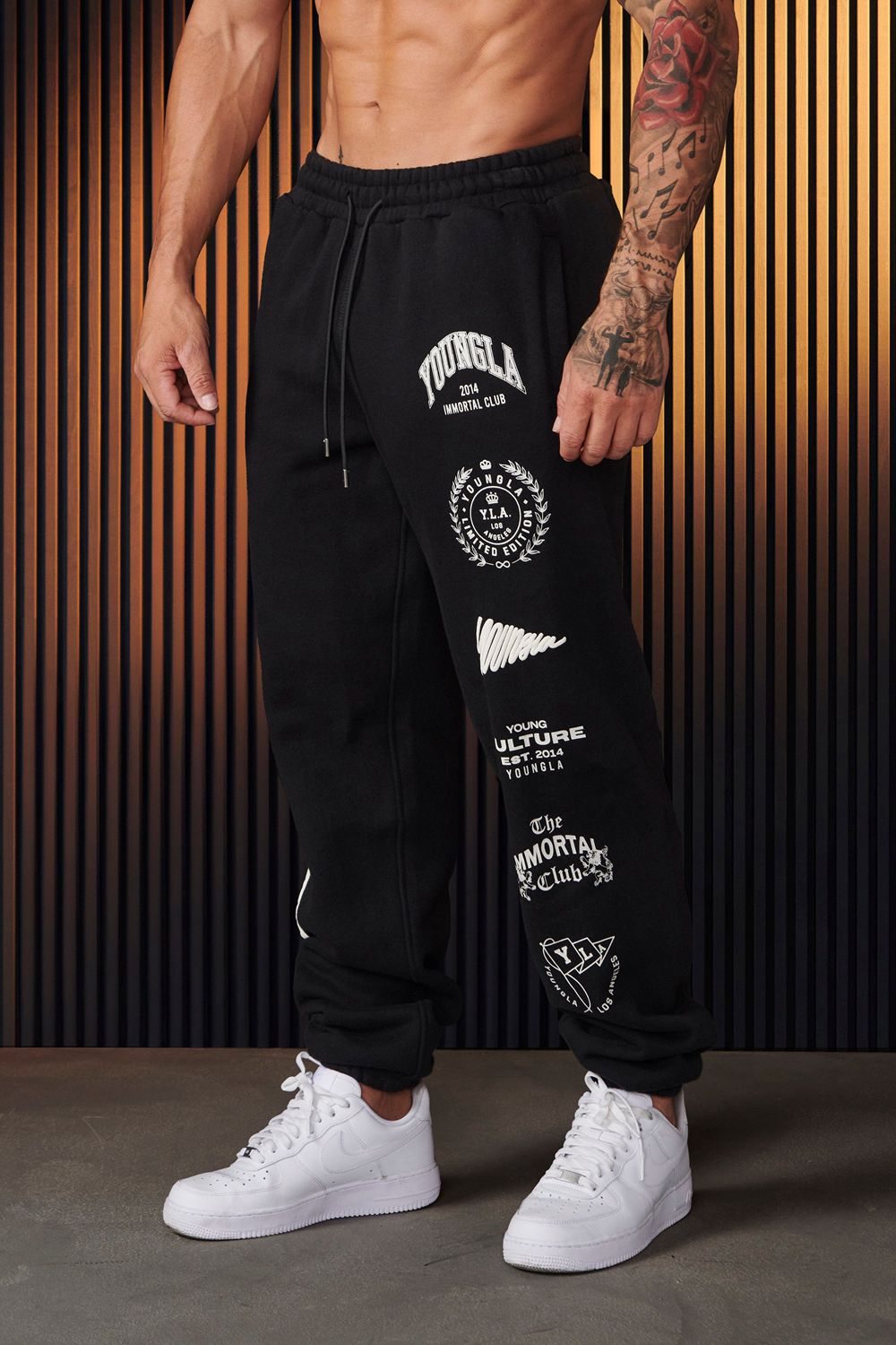 Young LA 204 - Immortal Killer Joggers Zwart | NFLBU7816