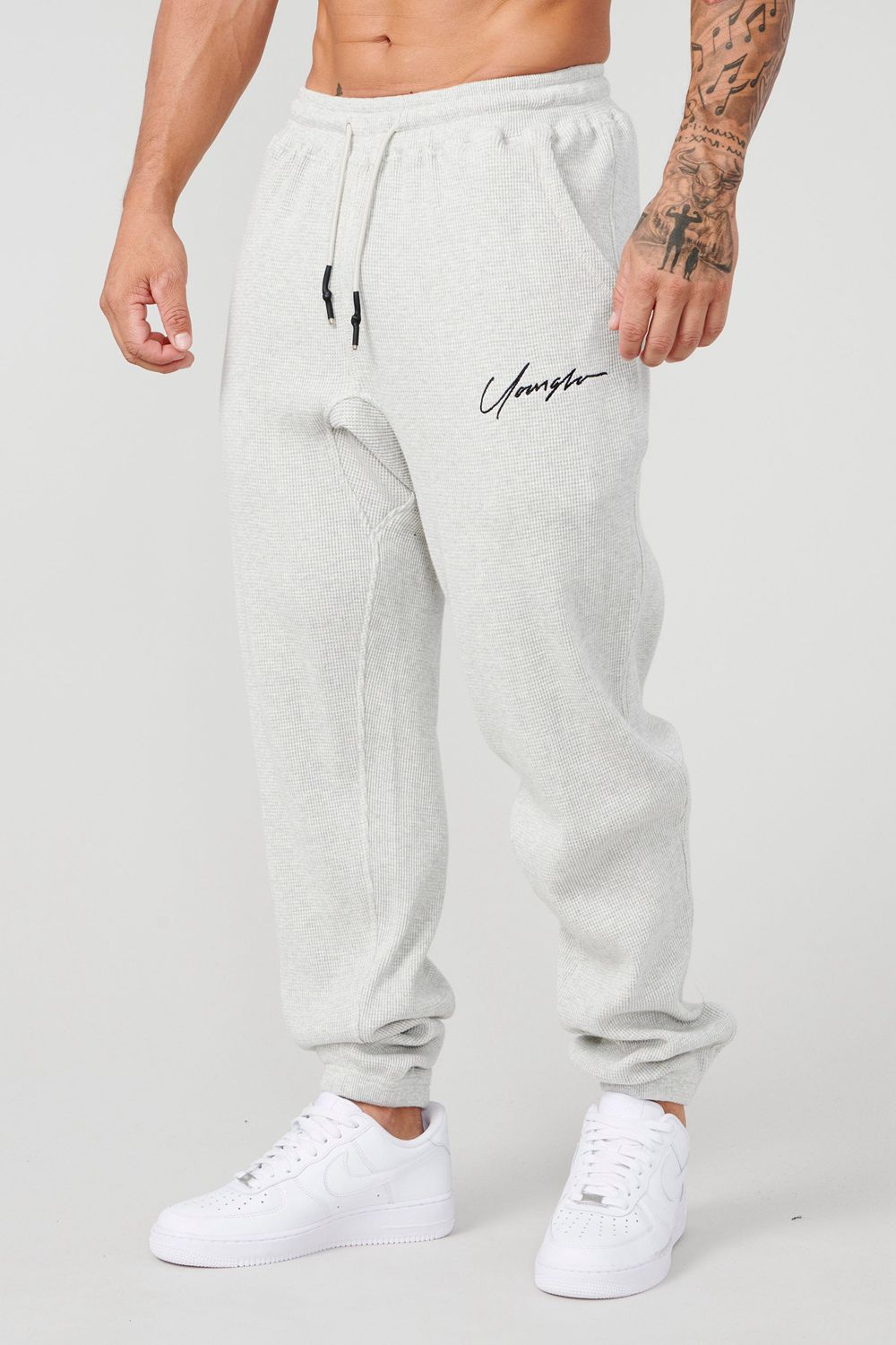 Young LA 207 Cozy Thermal Joggers Lichtgrijs | KUIJG7902