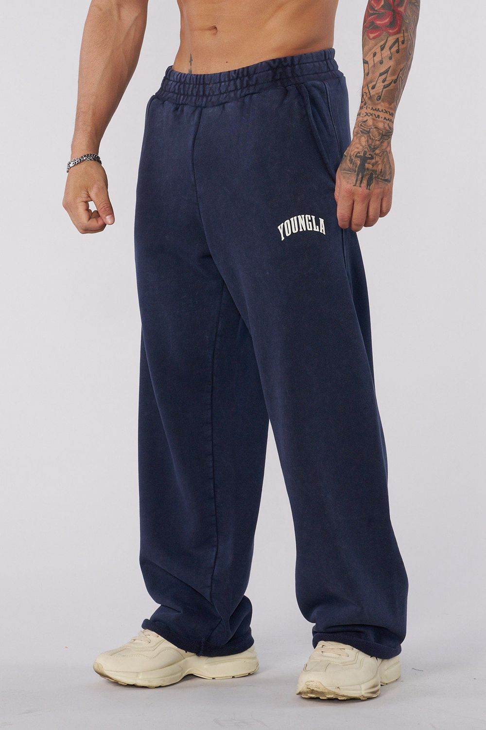 Young LA 2088 - New Wave Baggy Sweats Donkerblauw | TQXFI6507