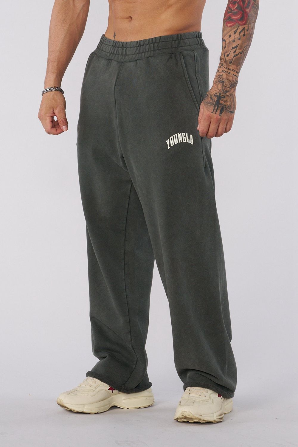 Young LA 2088 - New Wave Baggy Sweats Grijs | LRXQO7210