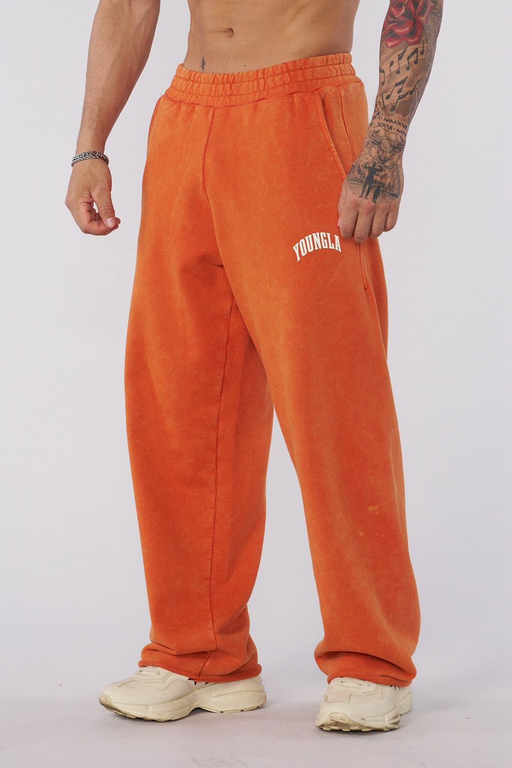 Young LA 2088 - New Wave Baggy Sweats Oranje | FJYGL4215