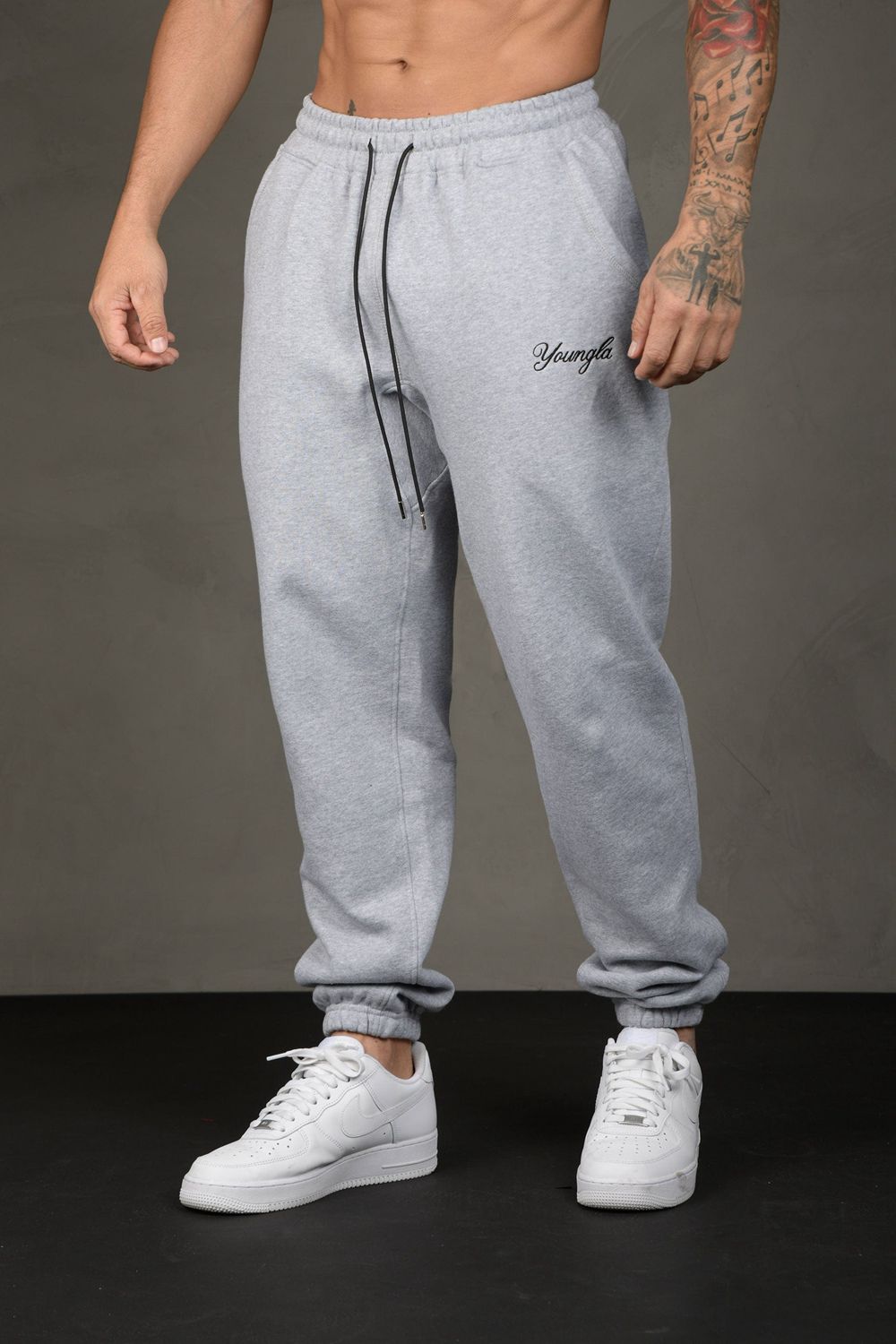 Young LA 211 For Him Joggers Lichtgrijs | LJHMQ4108