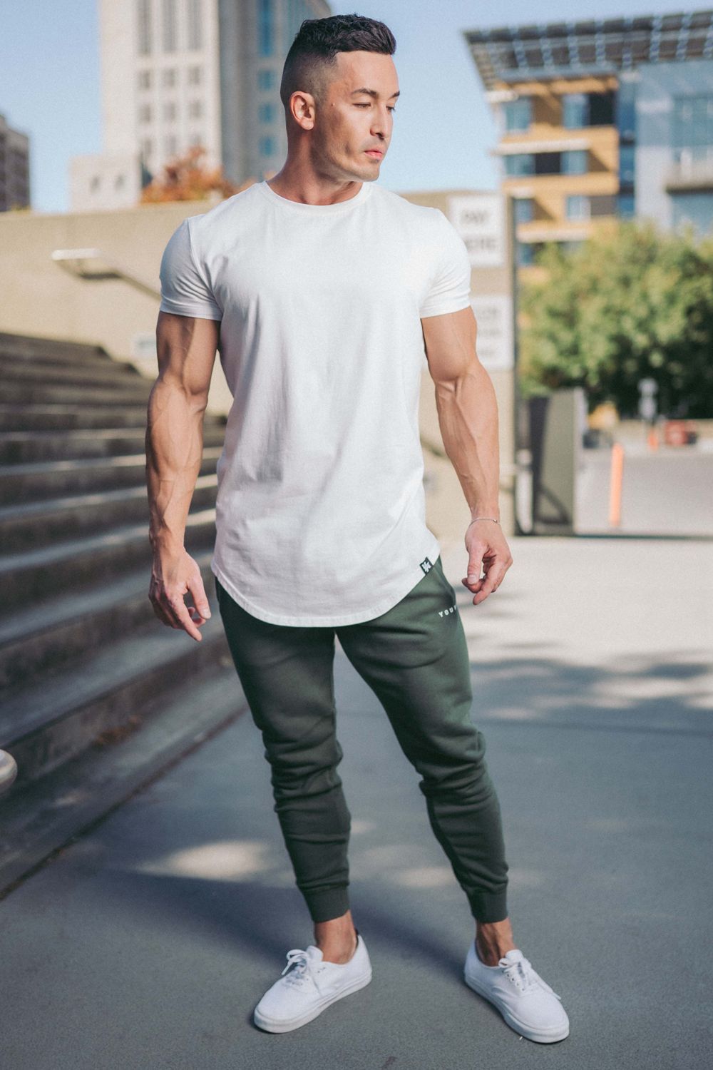 Young LA 213 Elite Joggers Olijfgroen | BXDTS9836