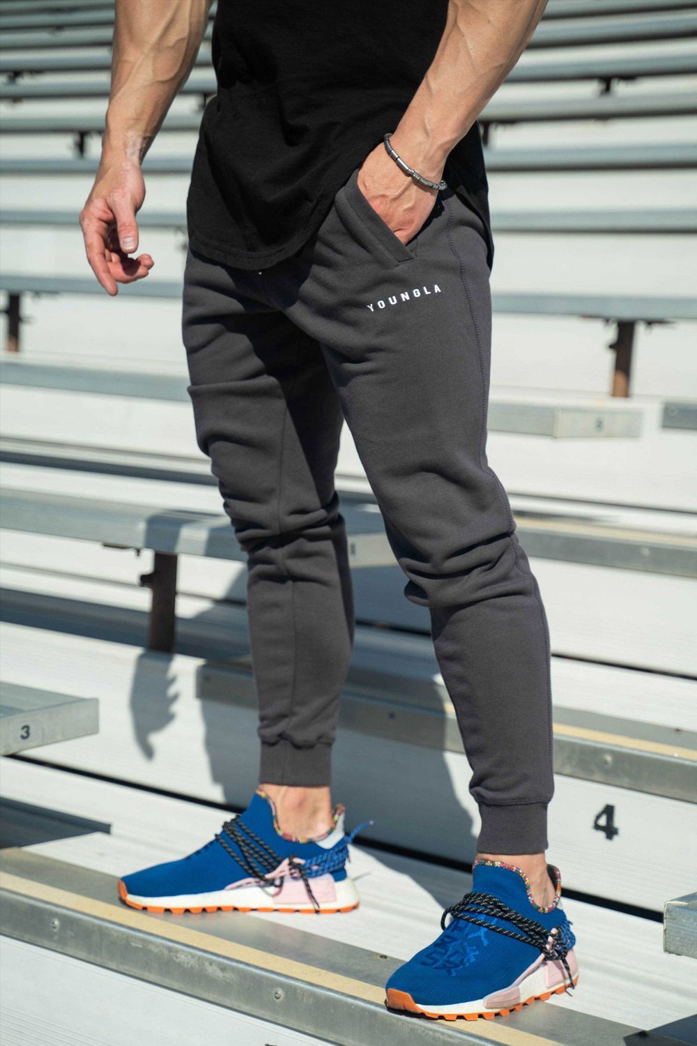 Young LA 213 Elite Joggers Zwart | ZMODG7513