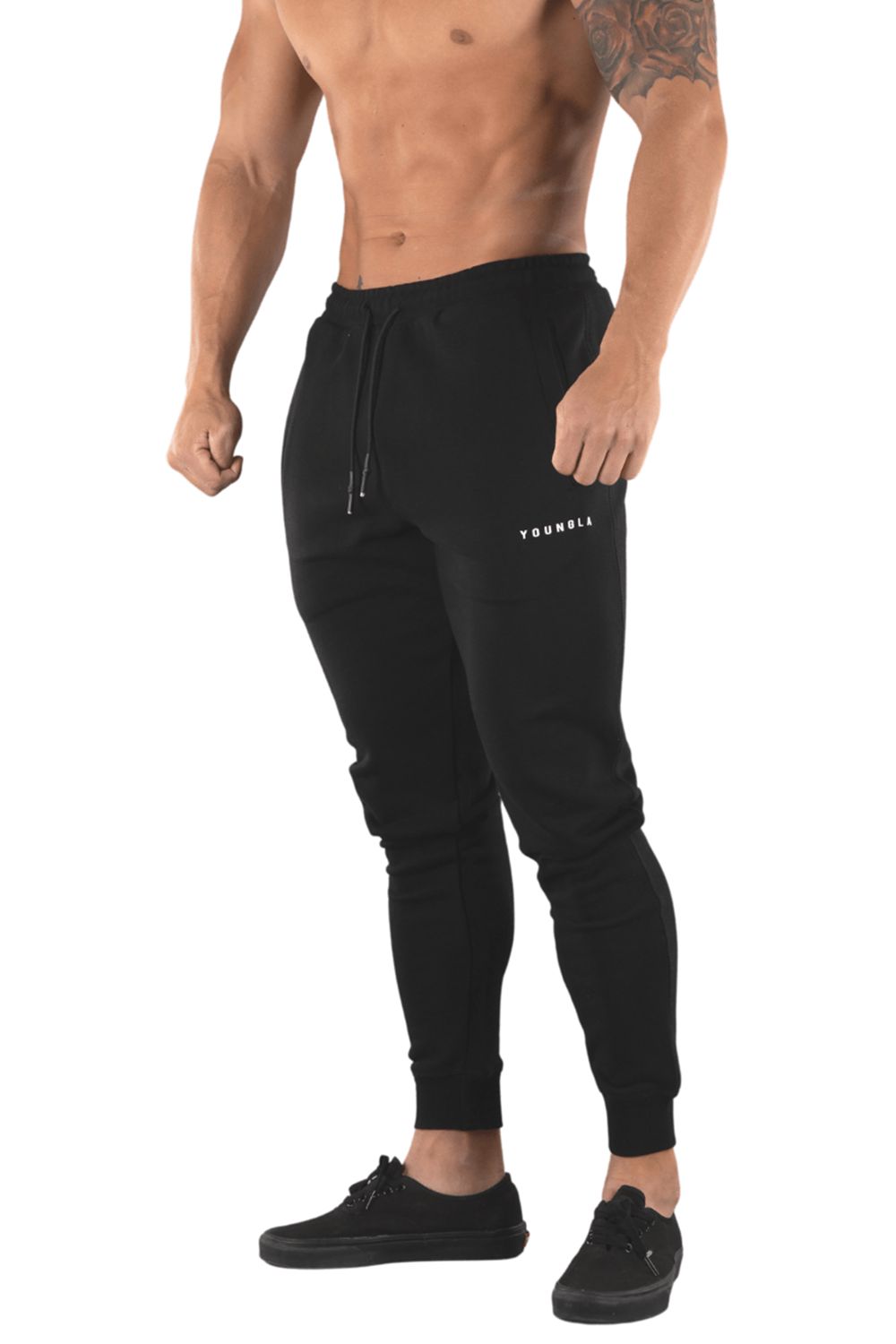 Young LA 213 Elite Joggers Zwart | ZMODG7513