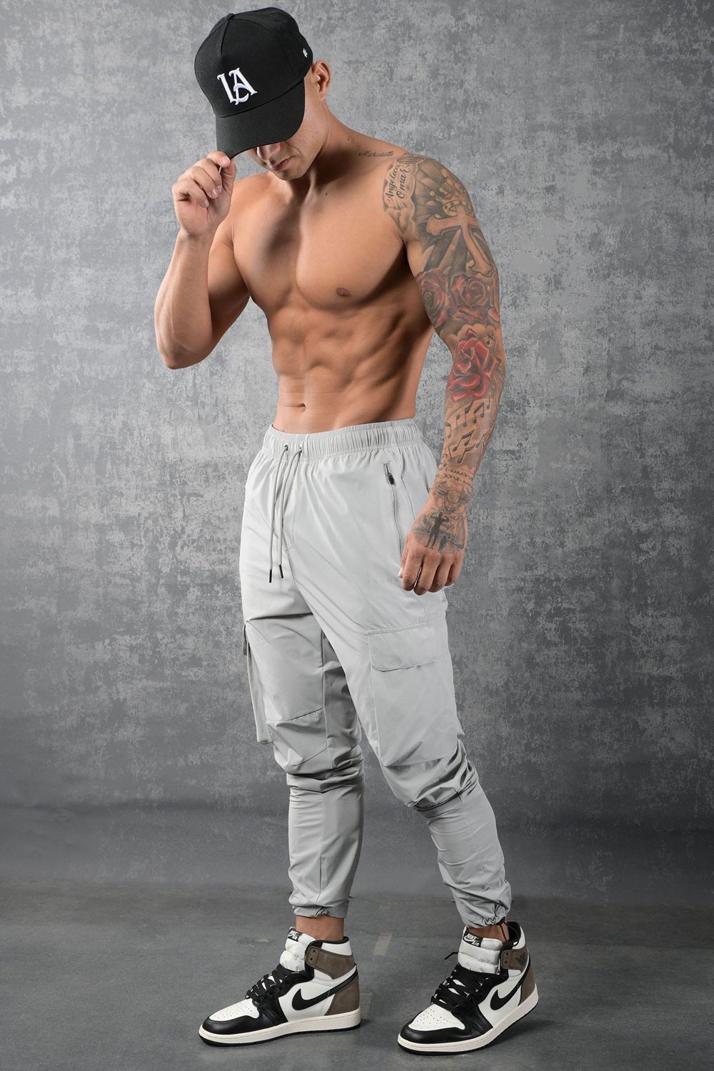 Young LA 218 Travel Cargo Joggers Wit | LKSPR2306