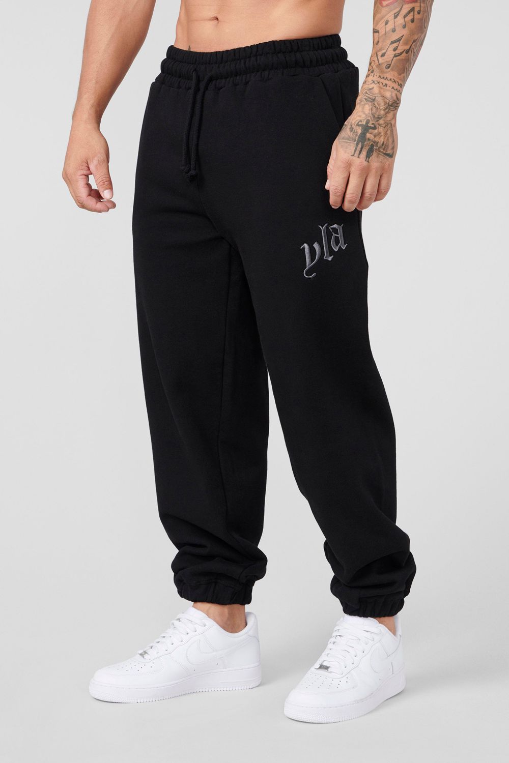 Young LA 222 - Marshmallow Joggers Zwart | WCLEG0925