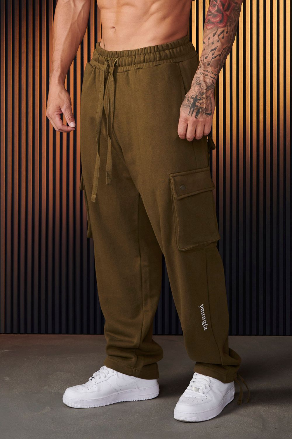 Young LA 224 - Rambo Joggers 2.0 Olijfgroen | WRPNY6972