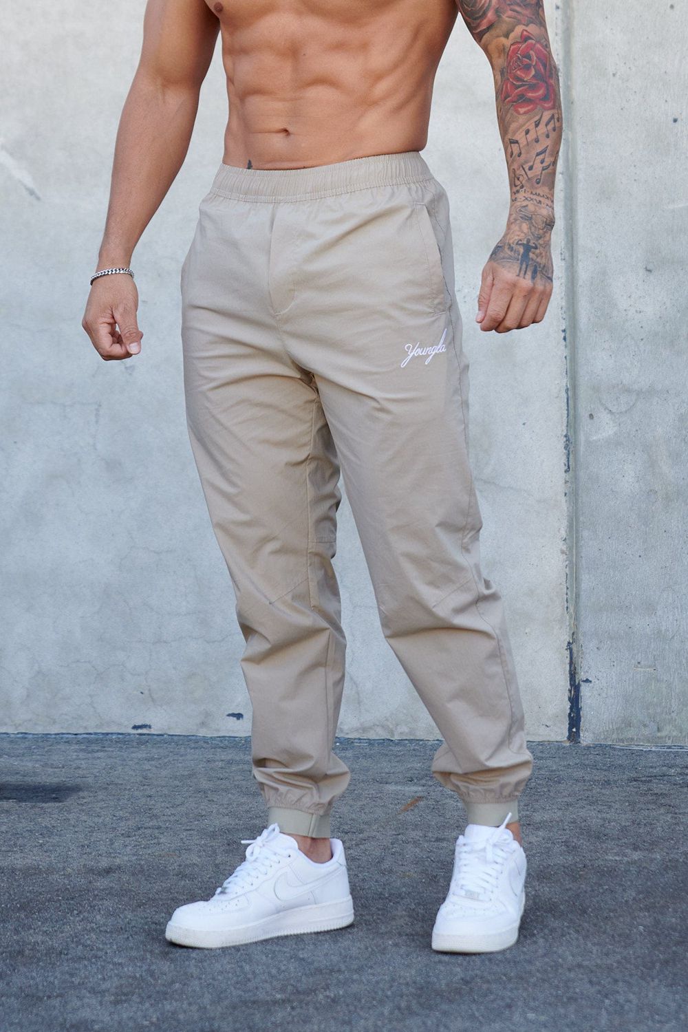 Young LA 225 - Airwave Joggers Beige | ZFNLY8421