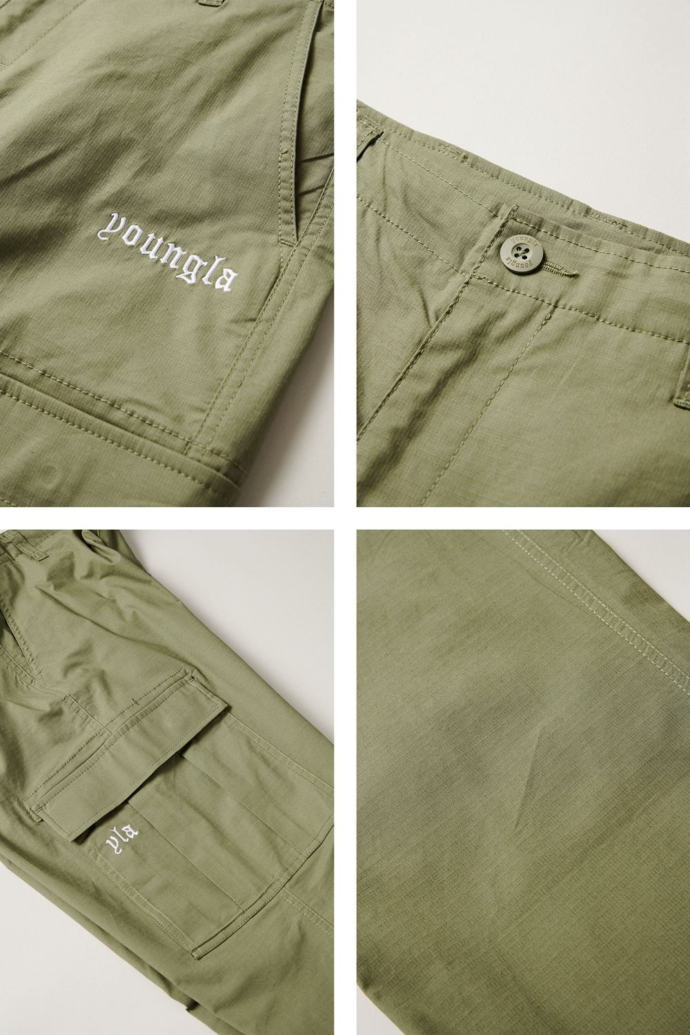 Young LA 226 - Trailblaze Cargos Olijfgroen | HMYDE7029