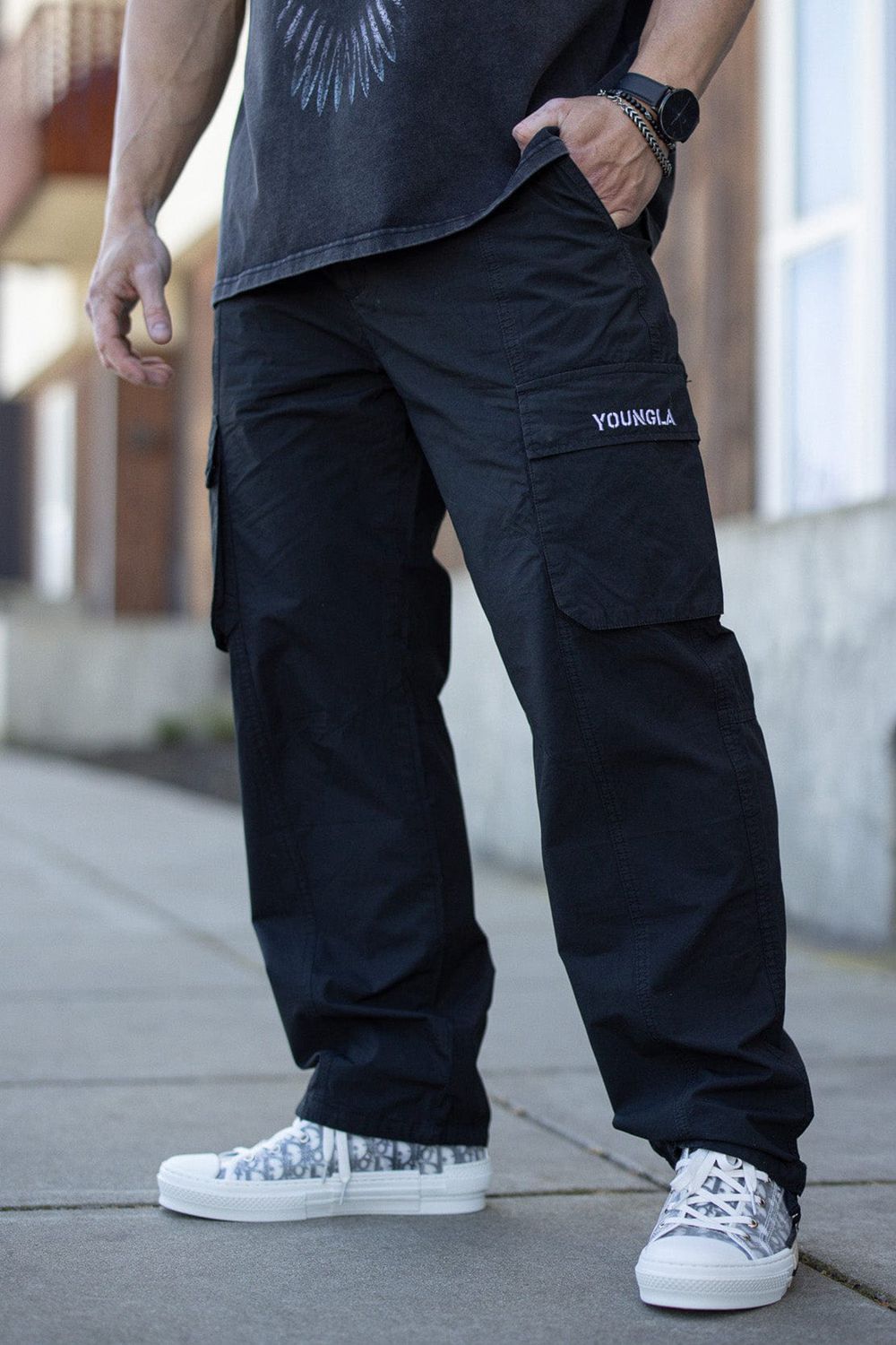 Young LA 227 - Weightless Voyage Joggers Zwart | VCYIH9083