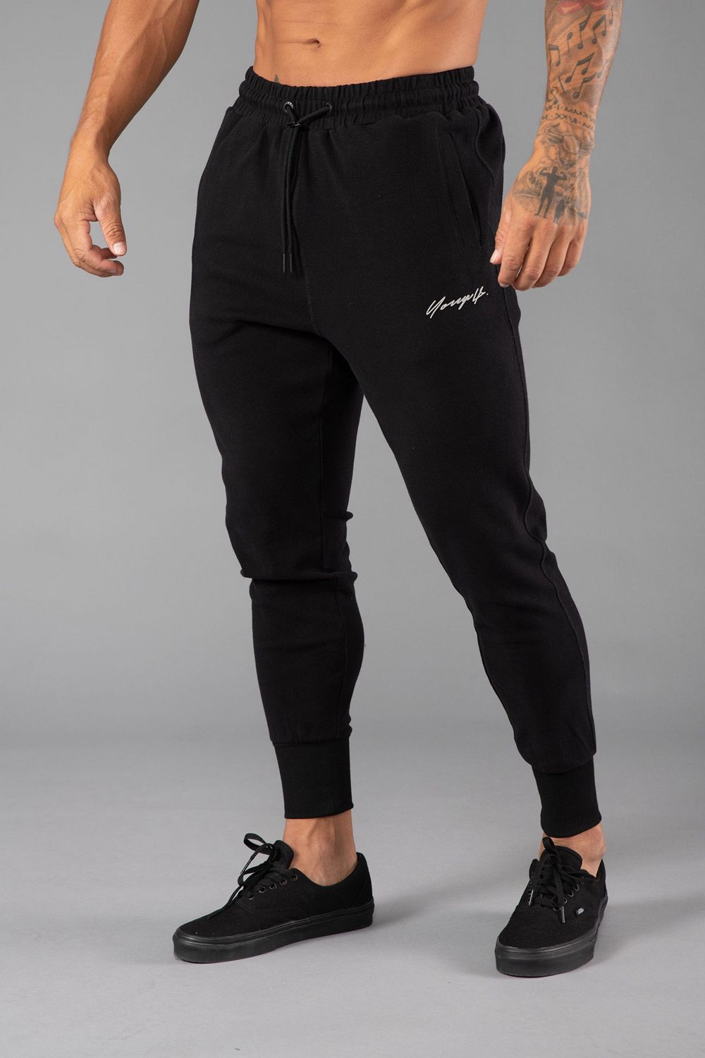 Young LA 228 Cloud Joggers Zwart | QESMK2975