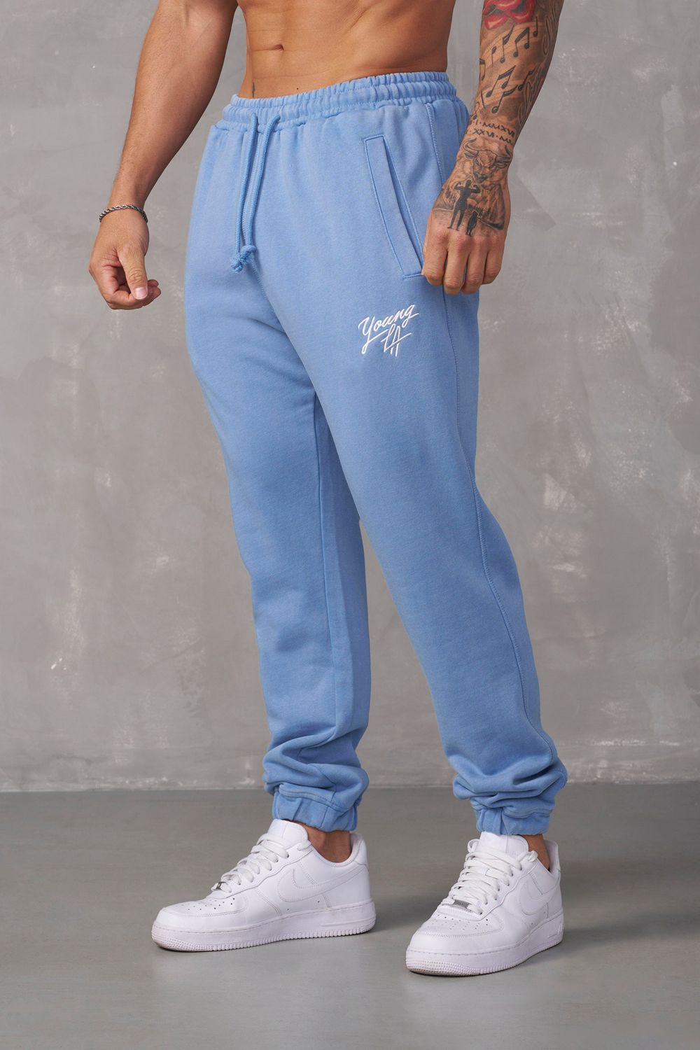 Young LA 232 - Legacy Joggers Blauw | PKYLQ3016