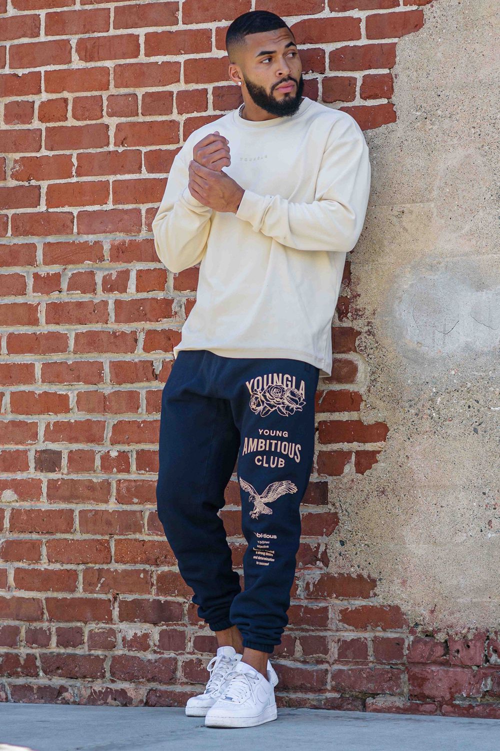 Young LA 233 The Immortal Joggers Donkerblauw | GIOUZ9268