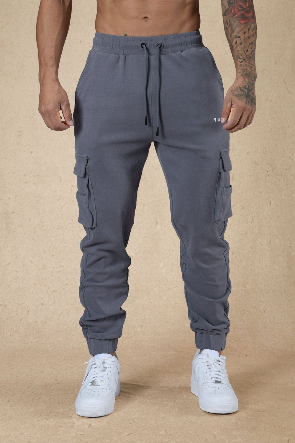 Young LA 240 Cloud Rambo Joggers Grijs | CXYHF1690