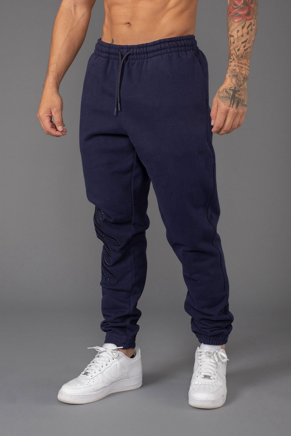 Young LA 245 Autograph Joggers Donkerblauw | FJQRA4752