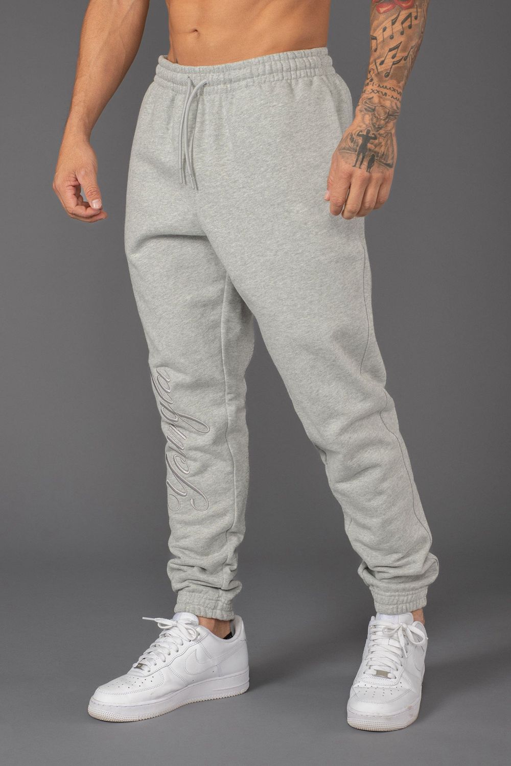 Young LA 245 Autograph Joggers Lichtgrijs | TGPMD1834