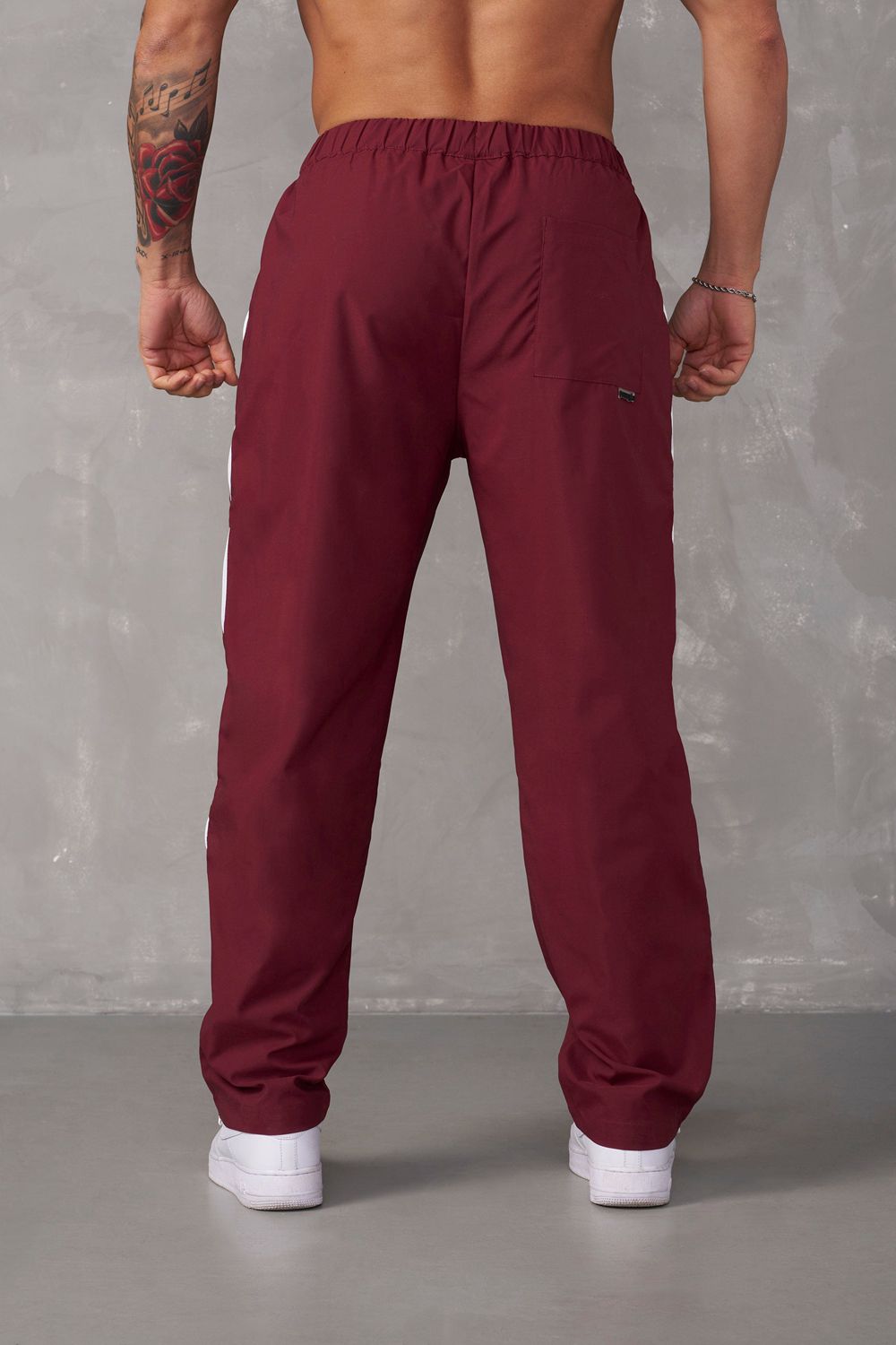 Young LA 246 - Side Zipper Joggers Rood | QCMNR8635