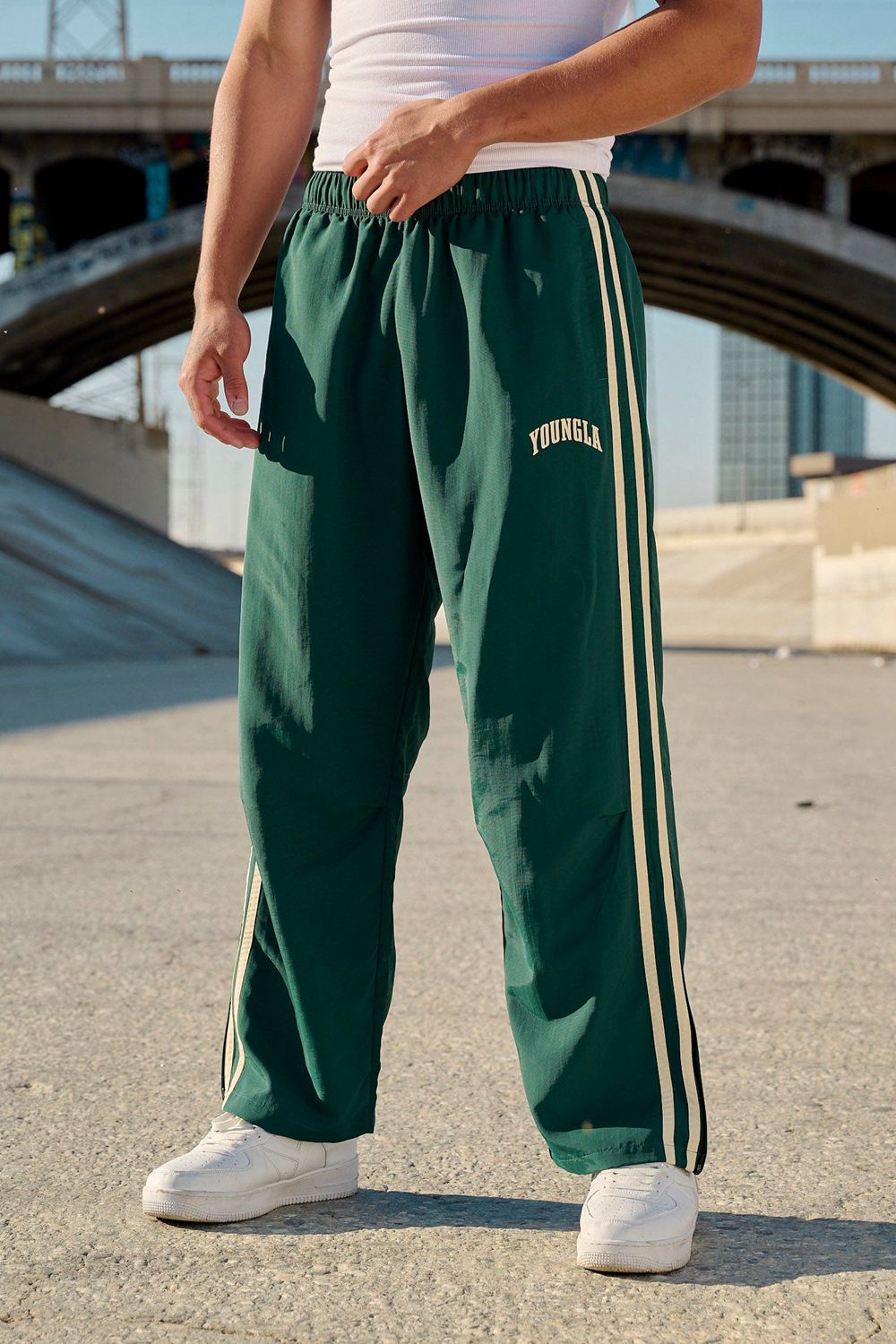 Young LA 249 - Flagship Track Pants Groen | FGSHN1267