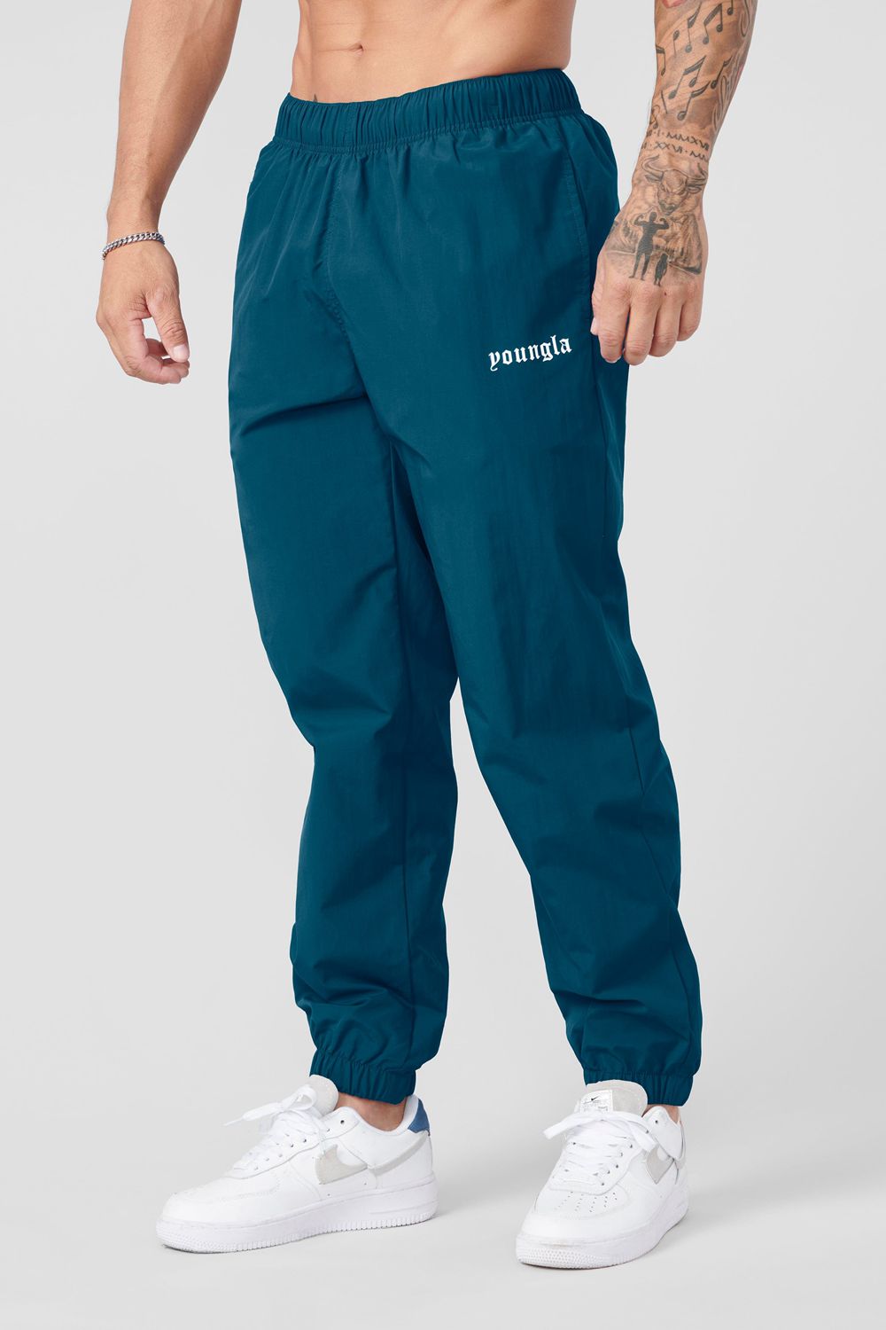 Young LA 254 - Swish Joggers Teal | PSATR3427