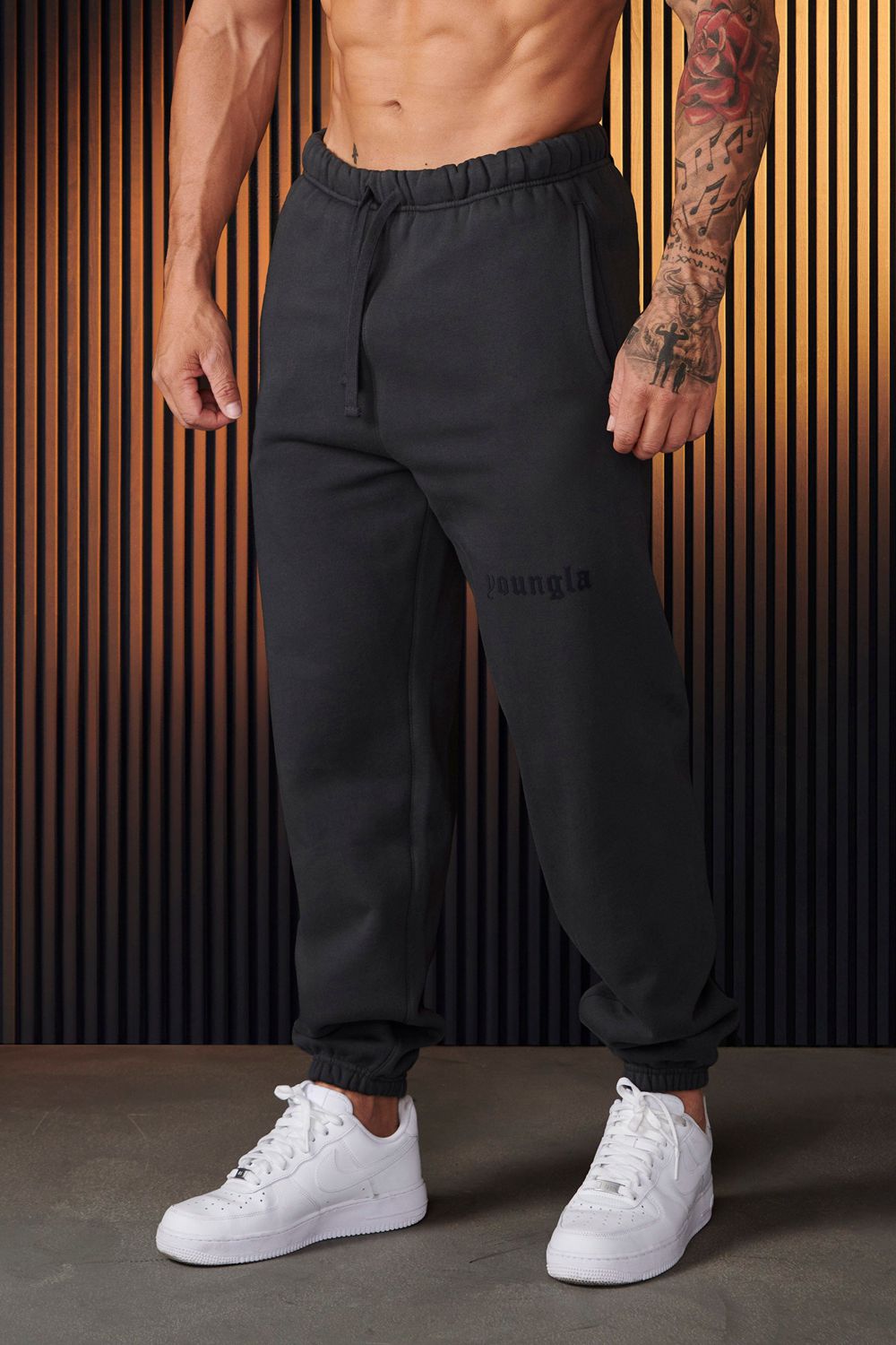 Young LA 266 - Cloud 9 Joggers Donkergrijs | YZWDS8204