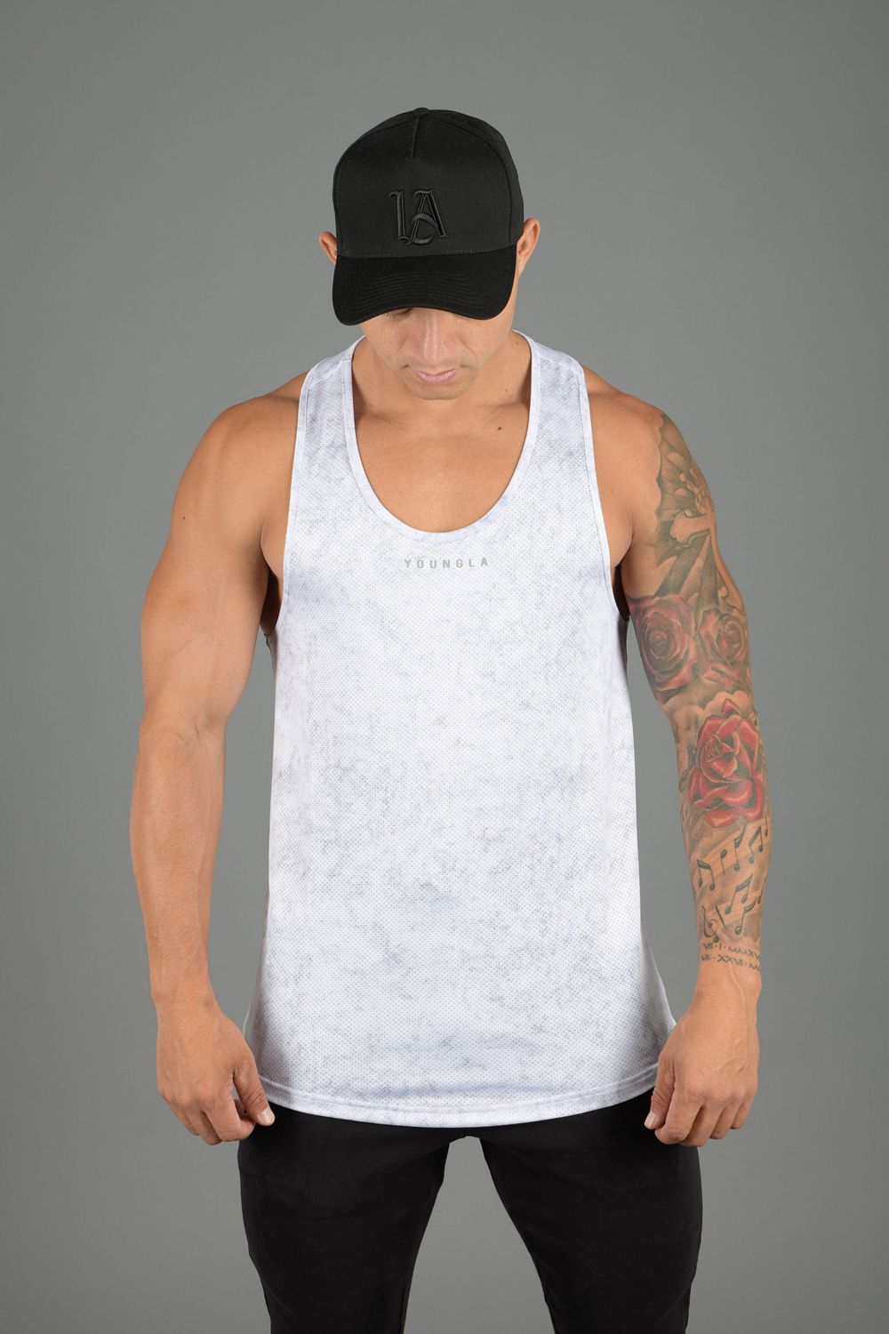 Young LA 305 Performance Line Tank Tops Lichtgrijs | BLTEI8650