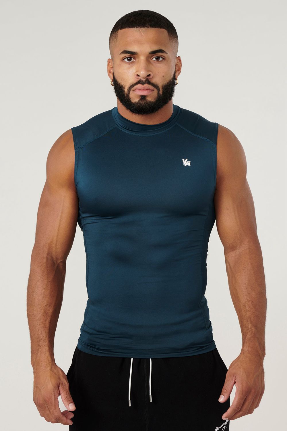 Young LA 315 - Stealth Compression Cut-Offs Teal | YHXCN9165