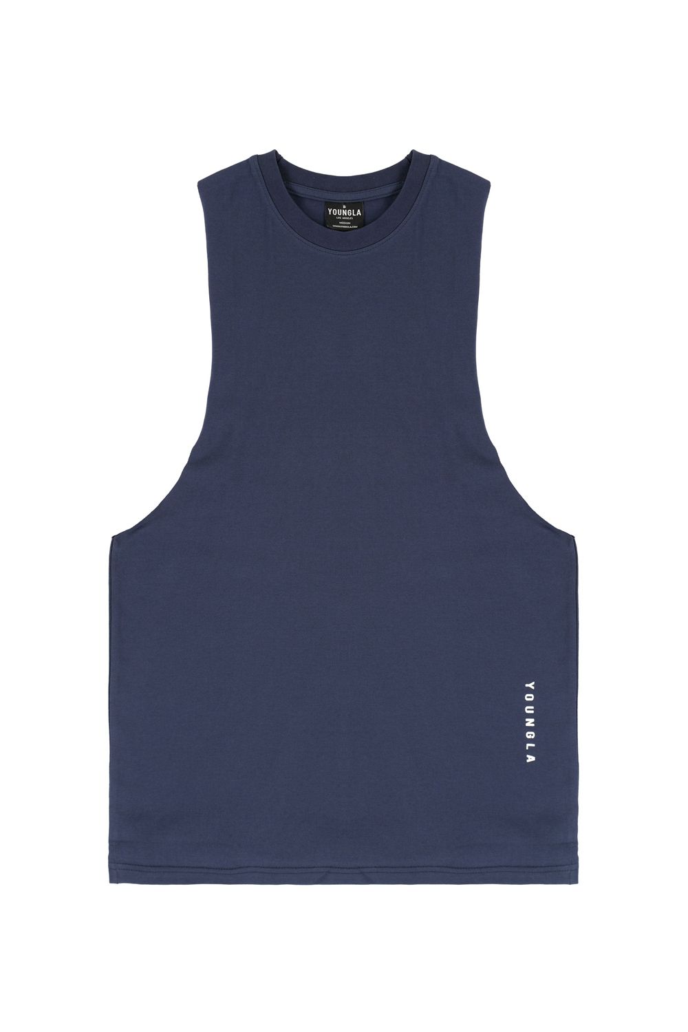 Young LA 317 Delt Tanks Donkerblauw | VJRWM9675