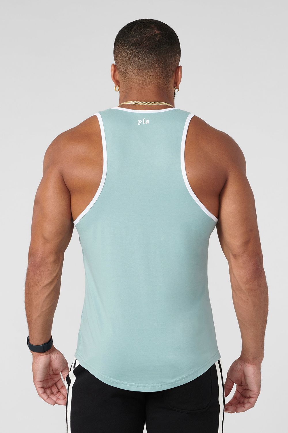 Young LA 319 - Pristine Tank Tops Aqua | YBIDP6104