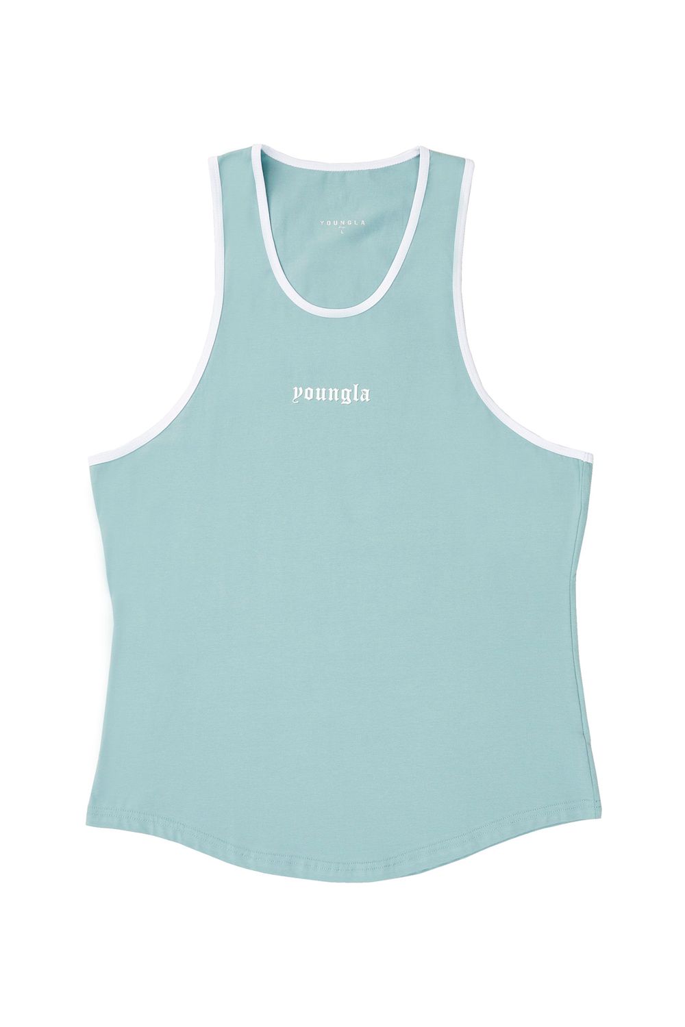 Young LA 319 - Pristine Tank Tops Aqua | YBIDP6104