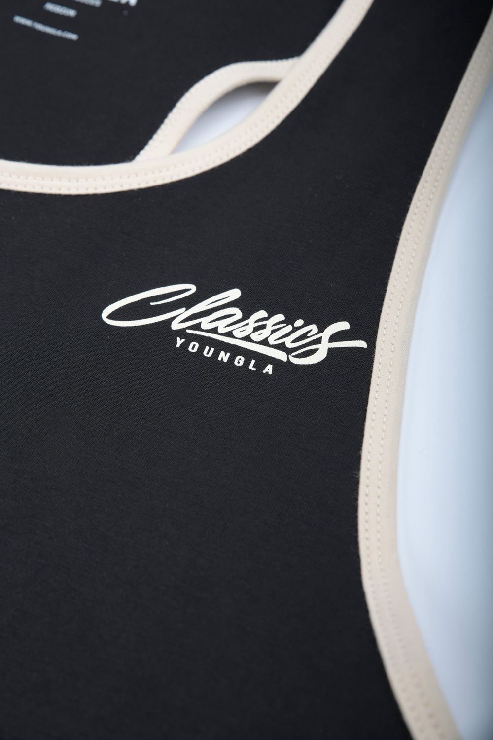 Young LA 324 Classics Stringer Tank Zwart | MDQON1302