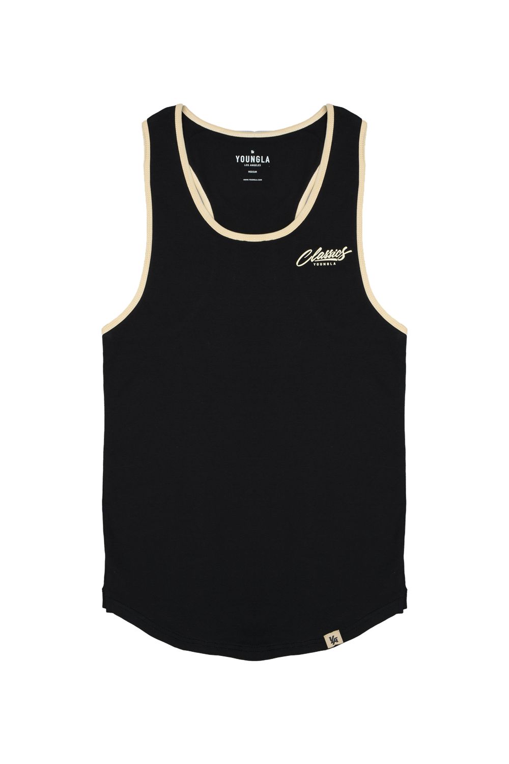 Young LA 324 Classics Stringer Tank Zwart | MDQON1302