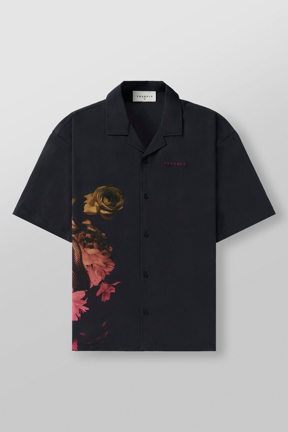 Young LA 4006 - Miami Sunset Shirts Zwart | VAJSN1265