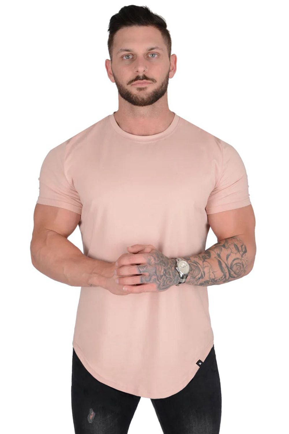 Young LA 402 Perfect Tee - Scallop Bottom Roze | GRXAZ9768