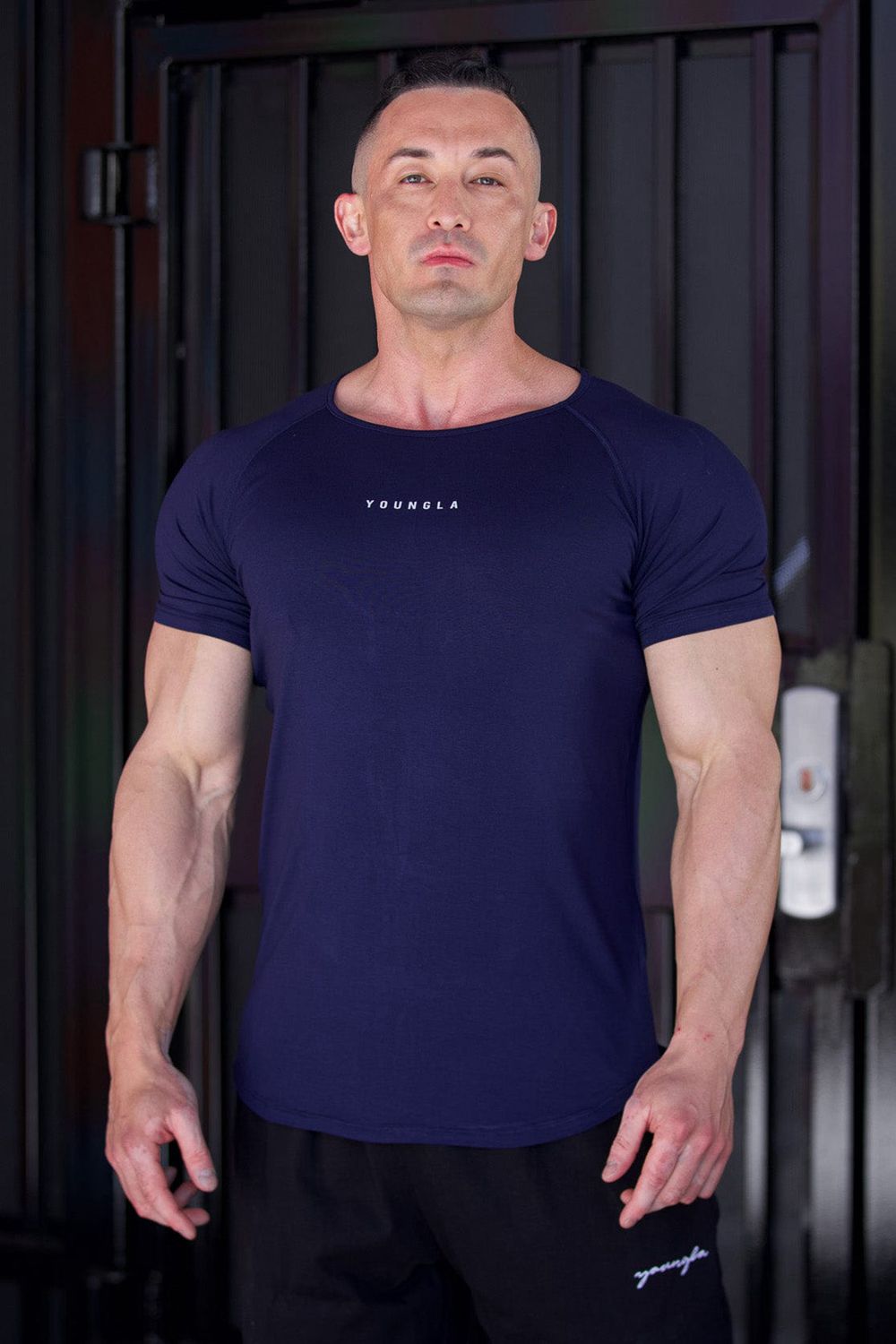 Young LA 403 Elite Tees Donkerblauw | IZOGC1573