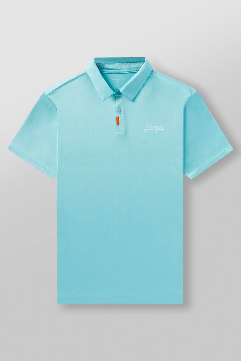 Young LA 4069 - Tee Time Golf Polos Turquoise | KDHOG5236