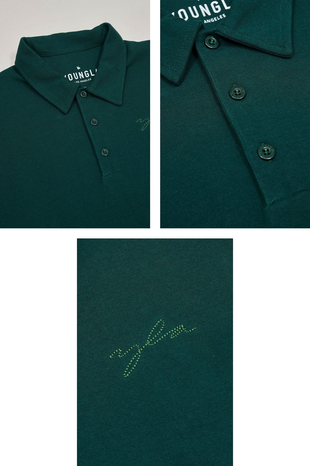 Young LA 412 Jacked Polo Tees Teal | JDFEM8735