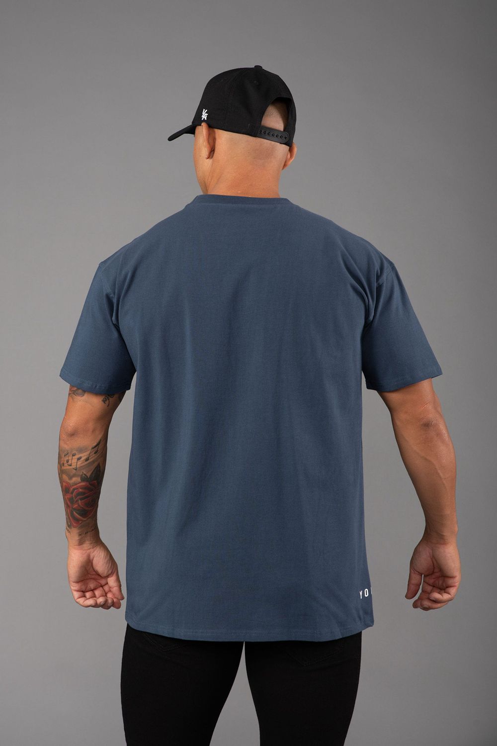 Young LA 414 Signature Tees Donkerblauw | OWFKJ0142