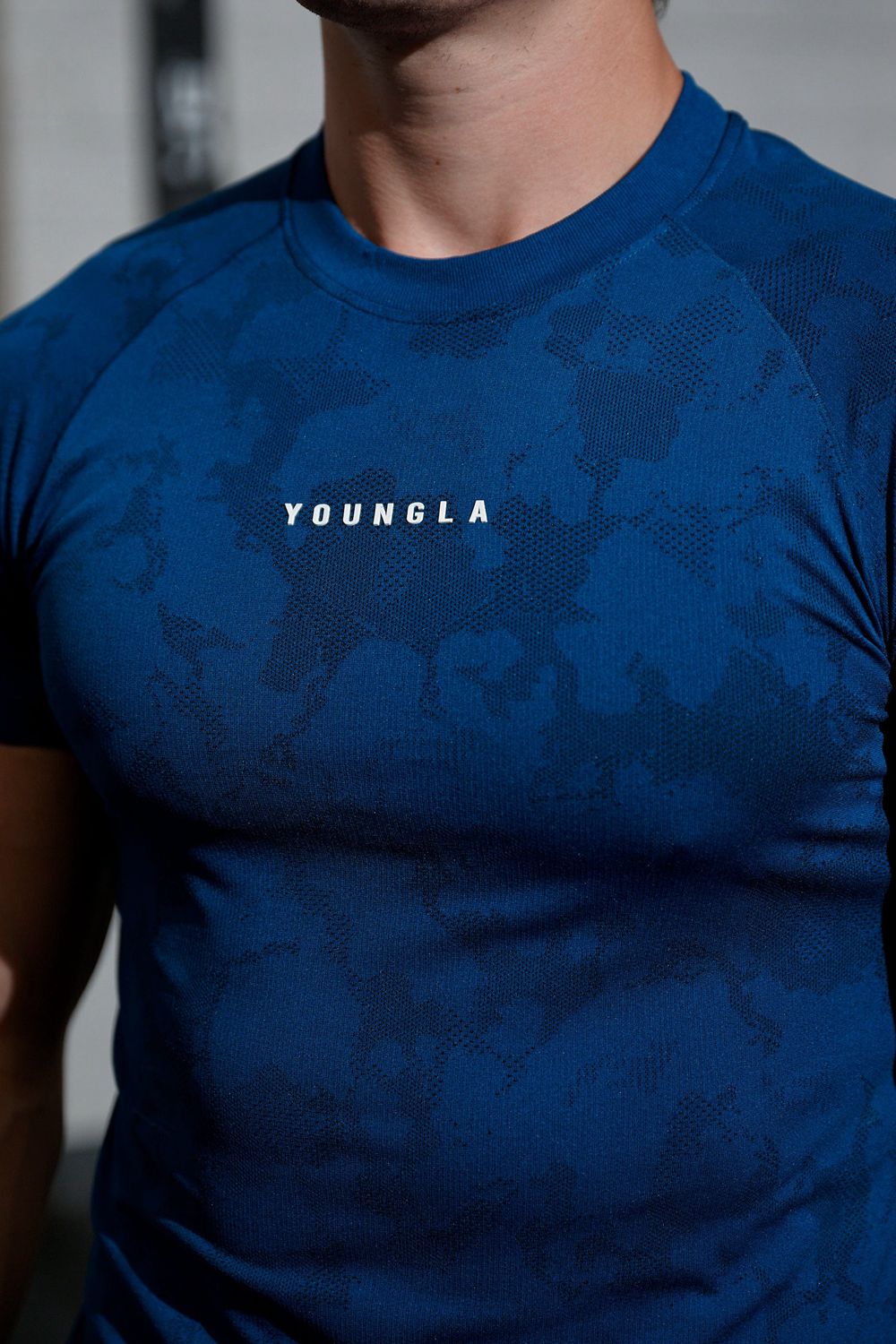 Young LA 437 Digital Compression Tees Donkerblauw | APVSZ3945