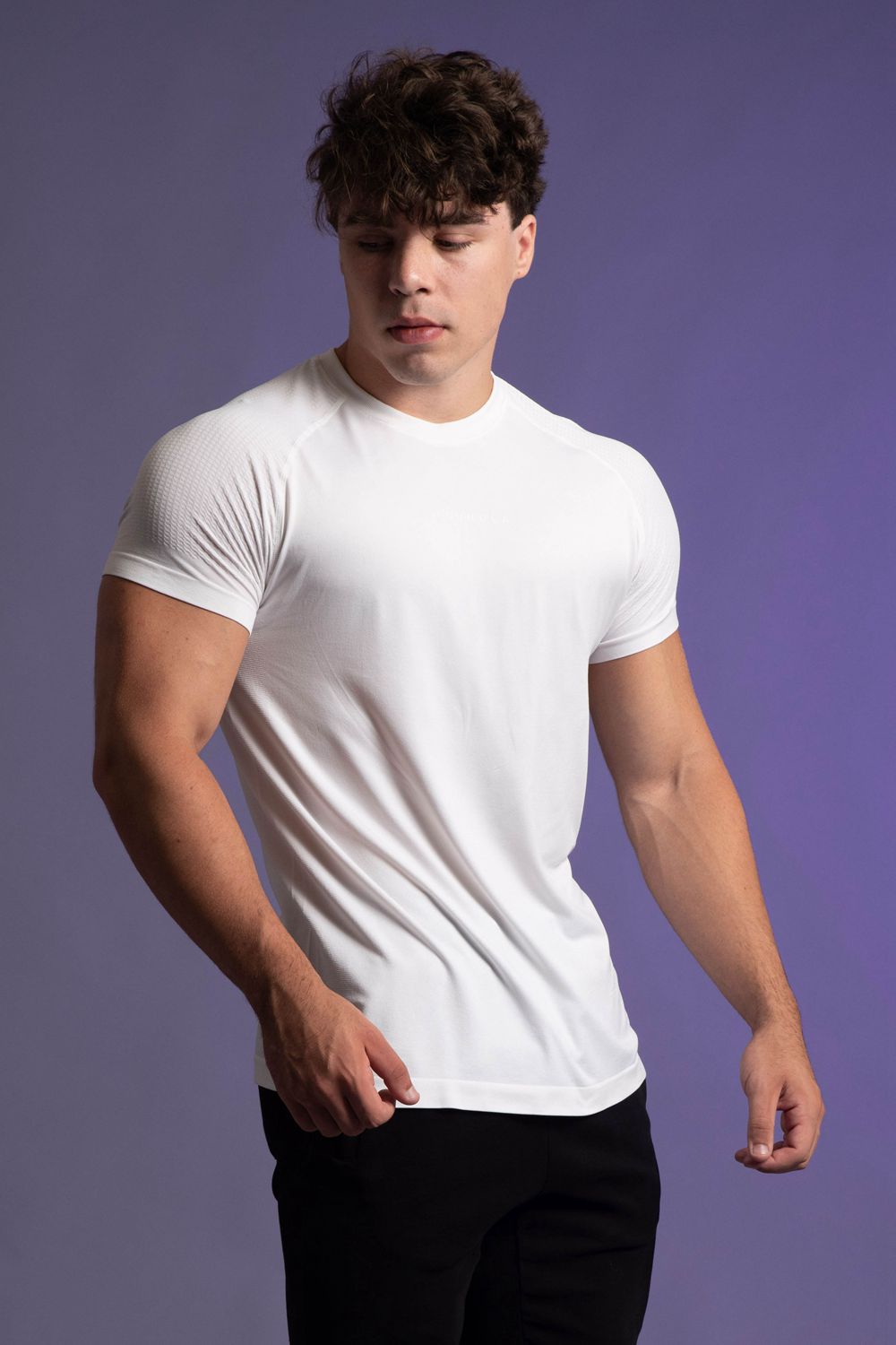 Young LA 454 New Gen Compression Tee Wit | ABCDG5497