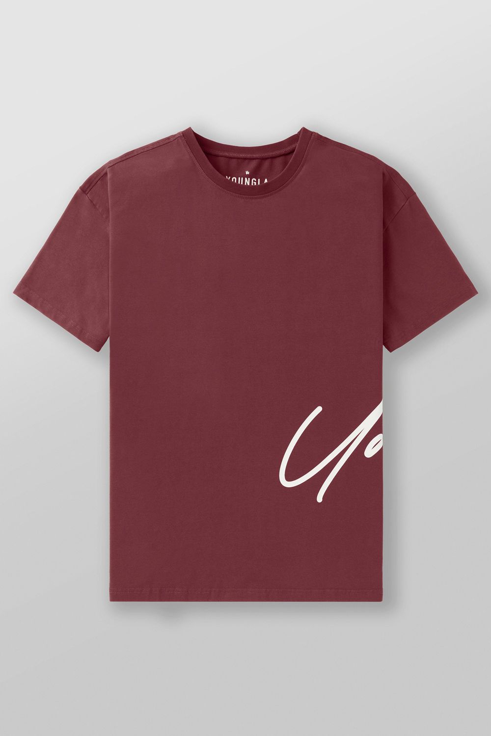 Young LA 462 - Side Signature Tees Bordeaux | ZEJCI0713