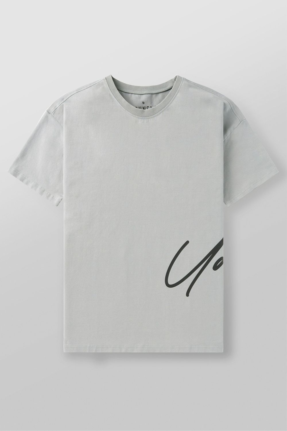 Young LA 462 - Side Signature Tees Grijs | RUFWC1382