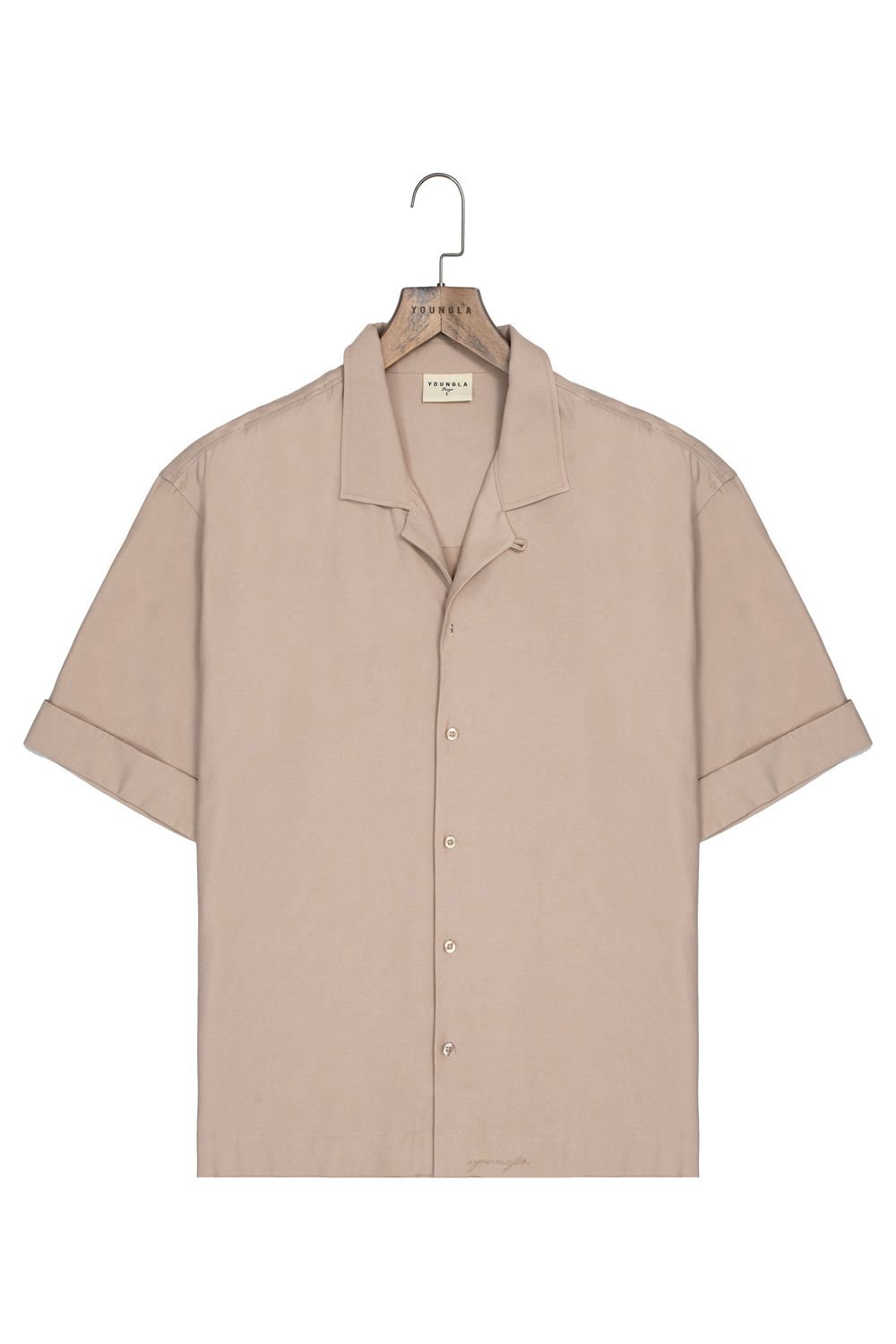 Young LA 468 Clase Shirts Beige | SDTZP2356