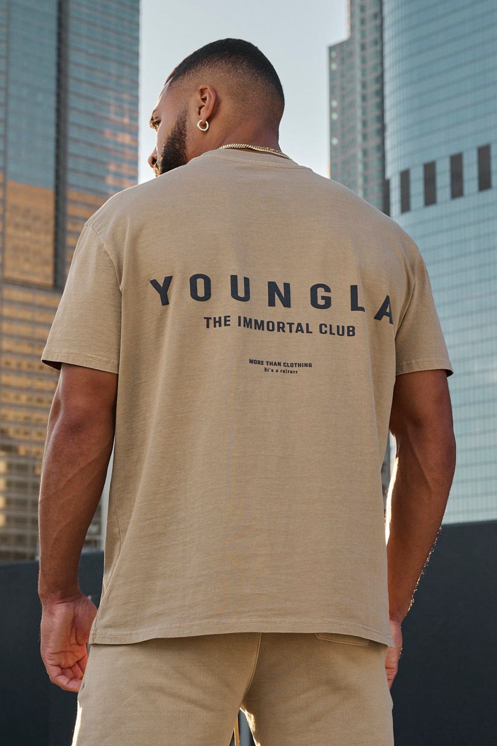 Young LA 473 - Immortal Club Tees Beige | LCXUQ1502